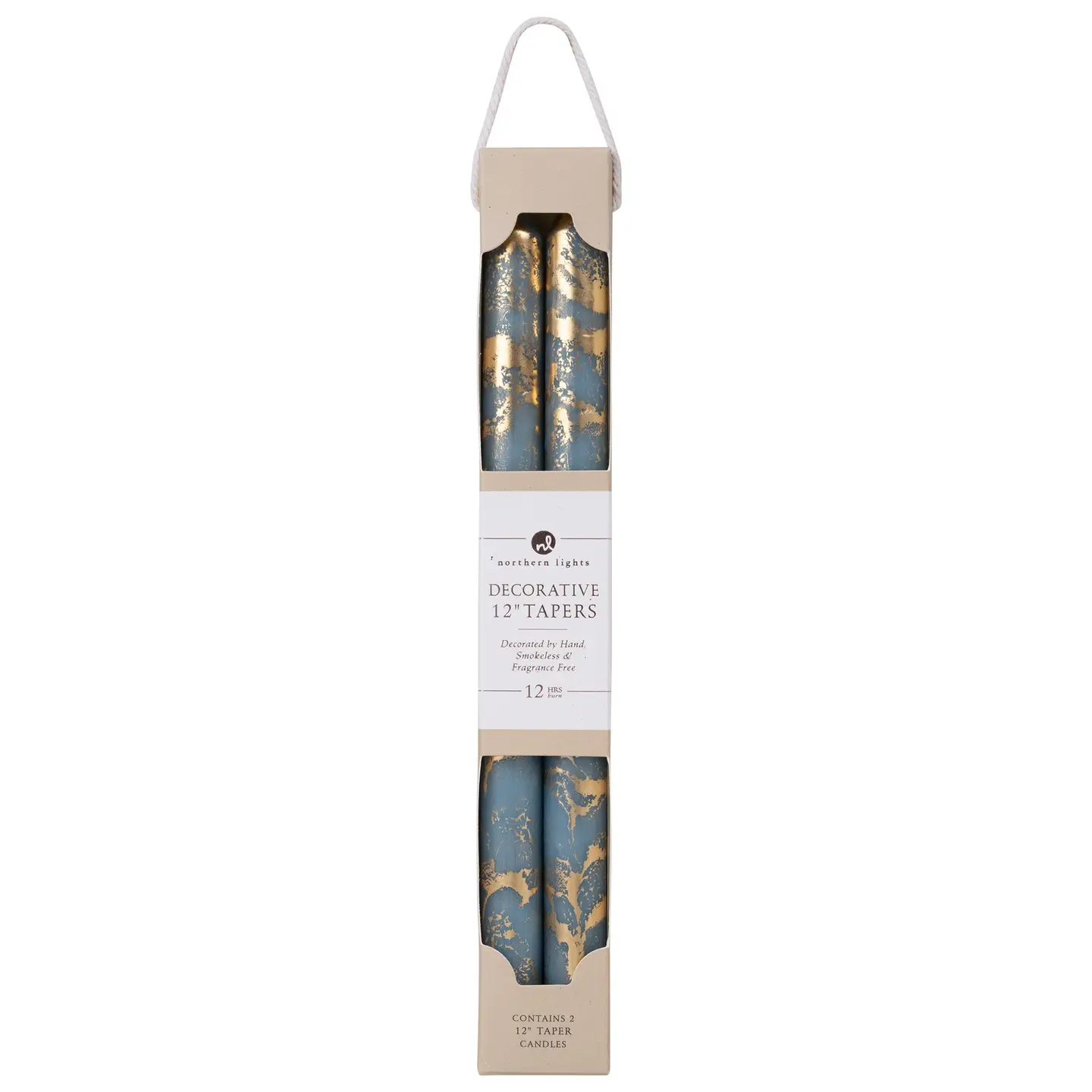 12" Decorative Tapers 2pk Kraft Box - Image 6