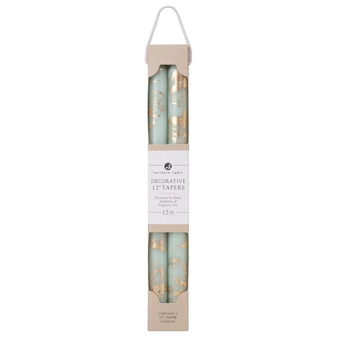 12" Decorative Tapers 2pk Kraft Box - Image 7