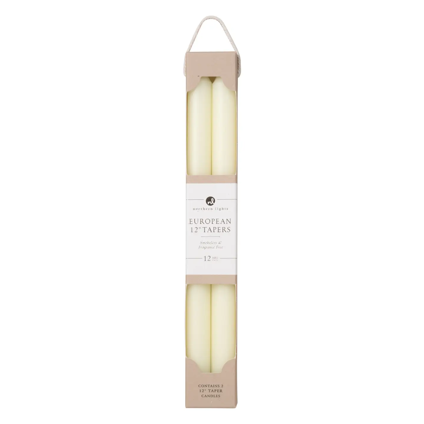 12" Taper Candles-2pk