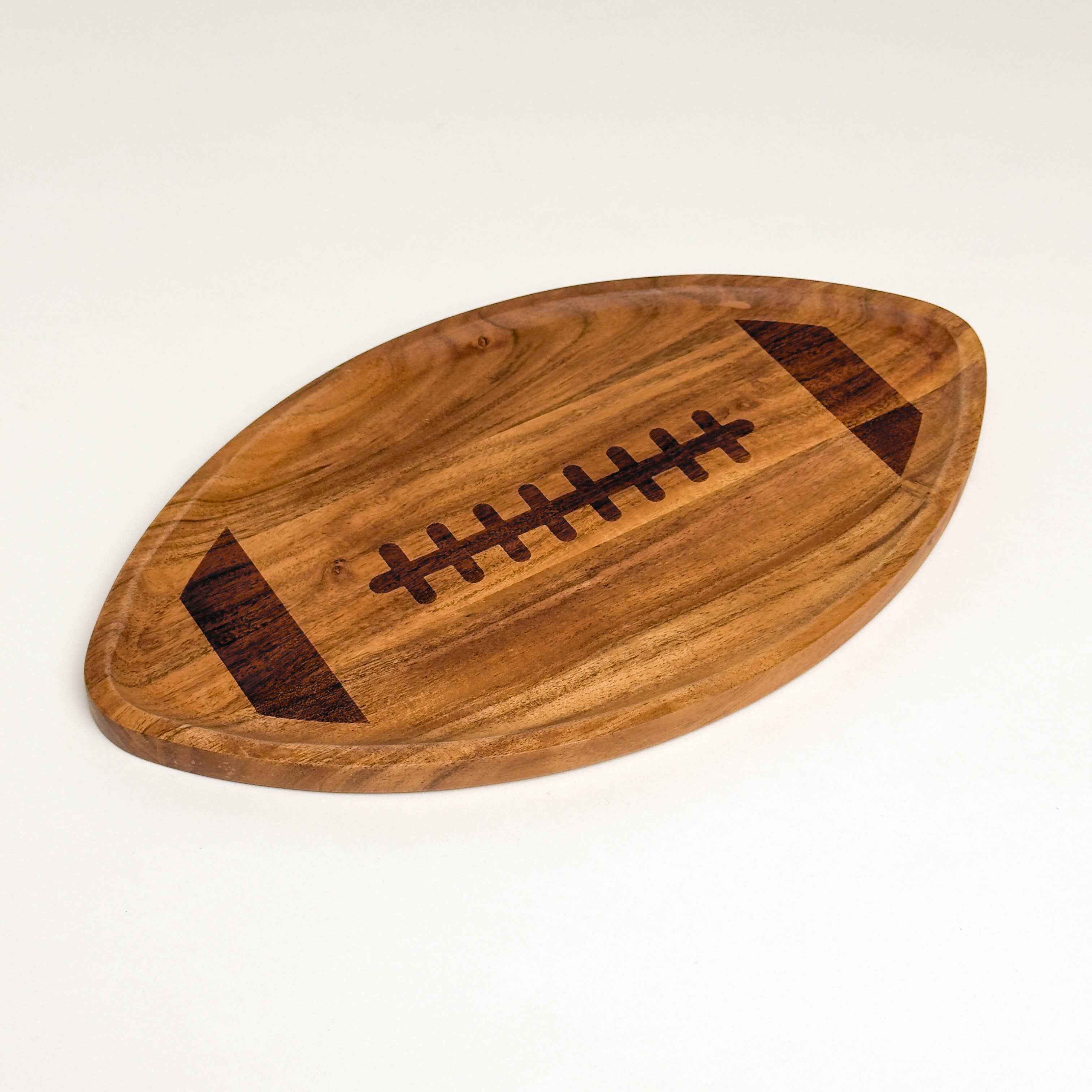 15" Wood Football Cutting Board - Image 3