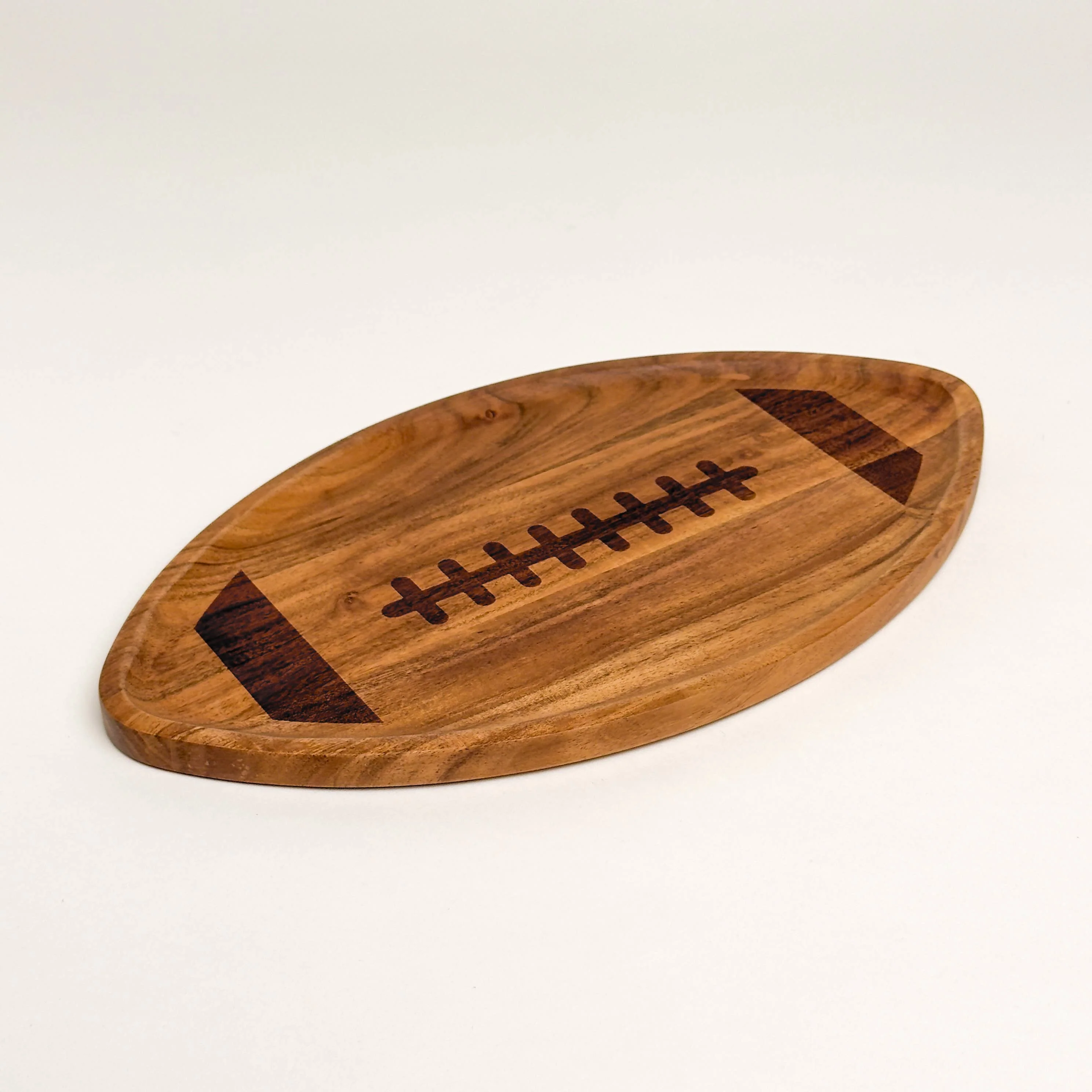 15" Wood Football Cutting Board - Image 4