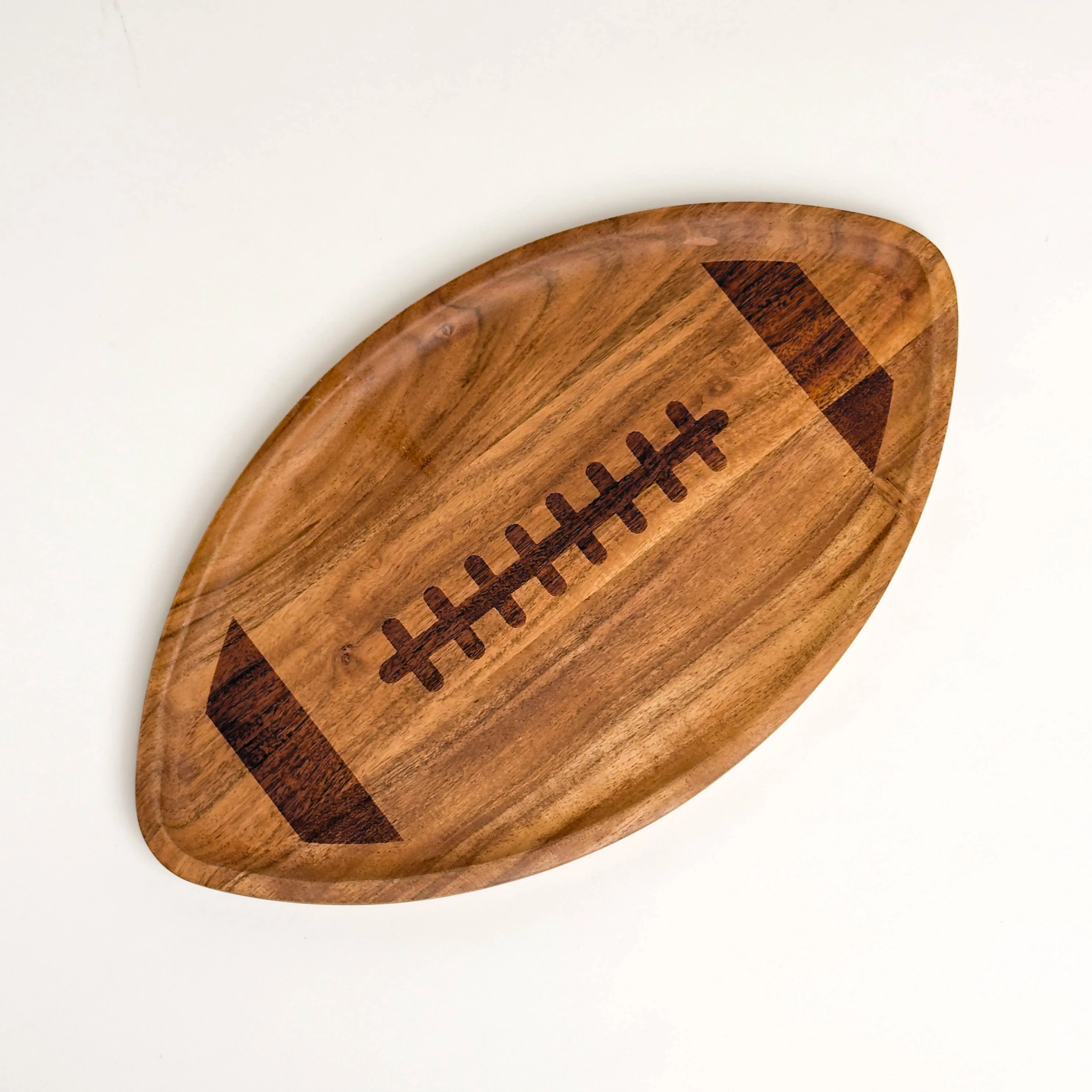 15" Wood Football Cutting Board - Image 5