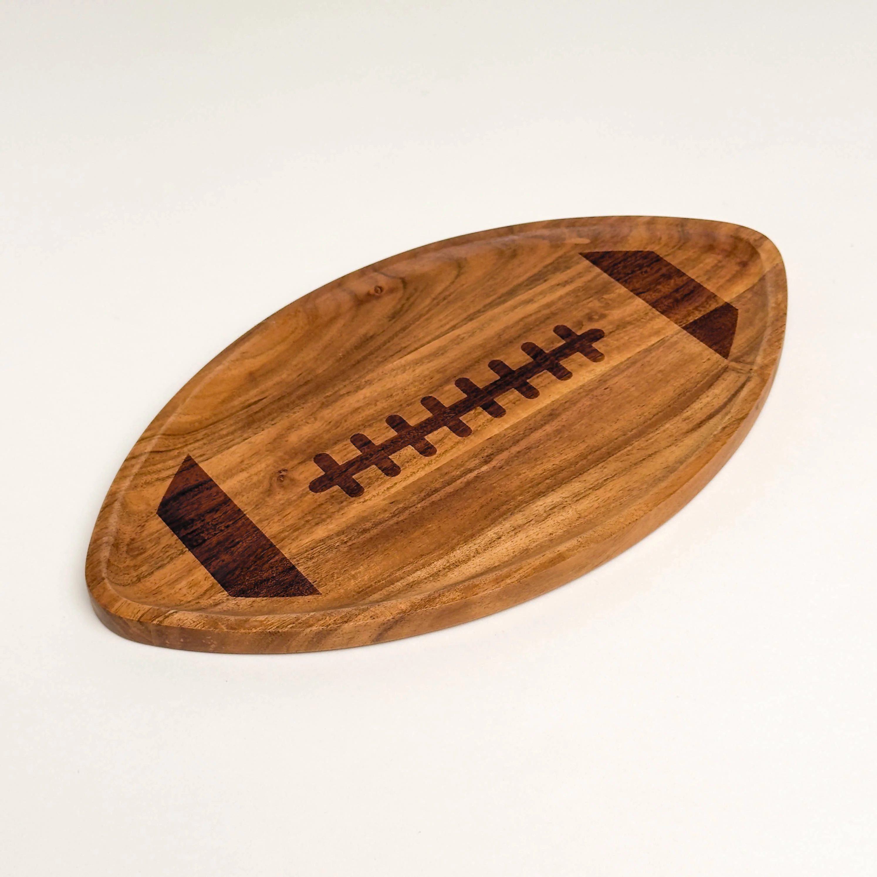15" Wood Football Cutting Board - Image 6