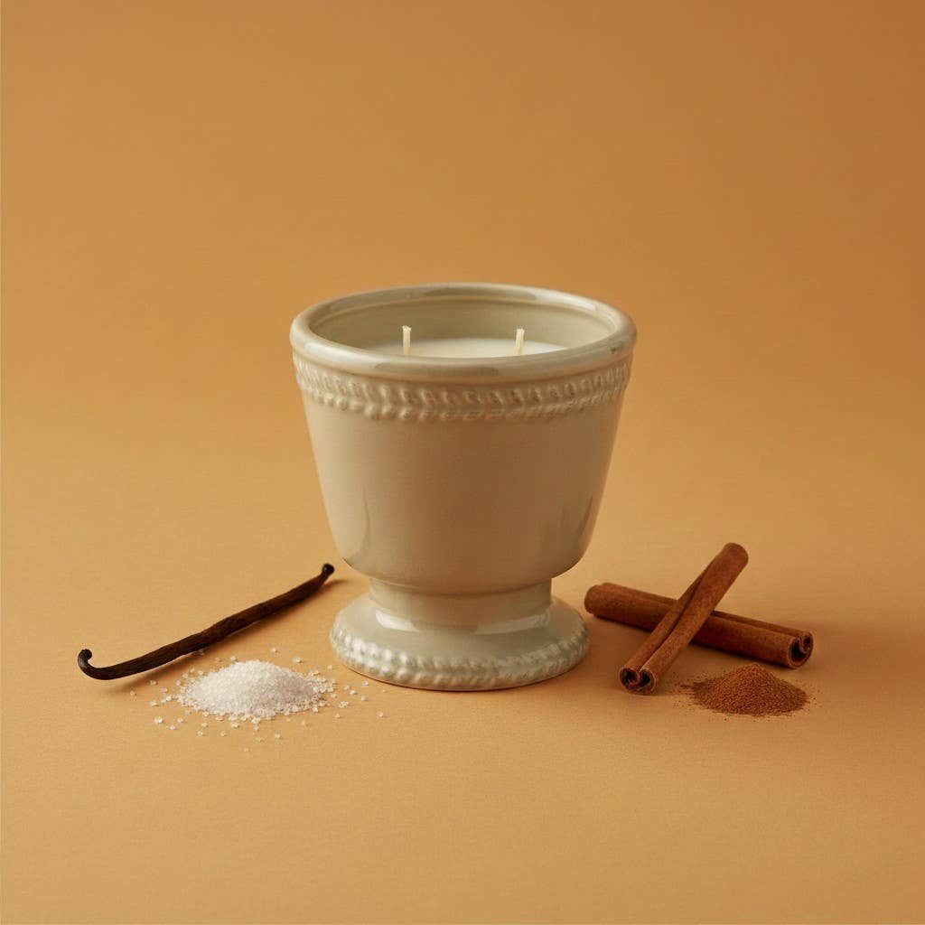 16 oz French Provincial Candle: Christmas Hearth - Image 3