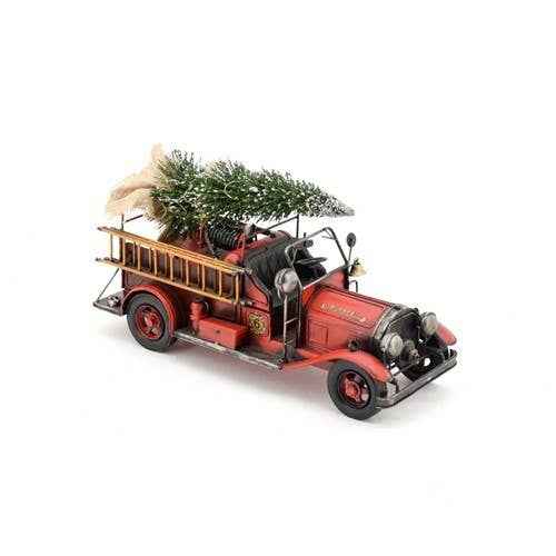 1930's Vintage Style Fire Truck with Open Cab - Image 8