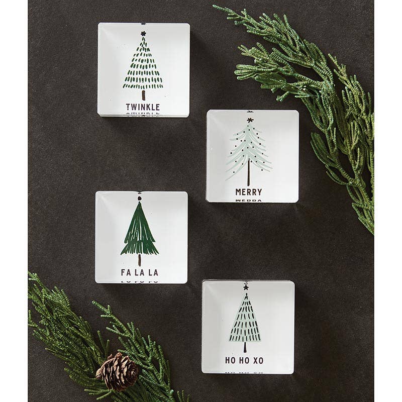 2" Ho Ho XO Sq Lucite Block - Image 4