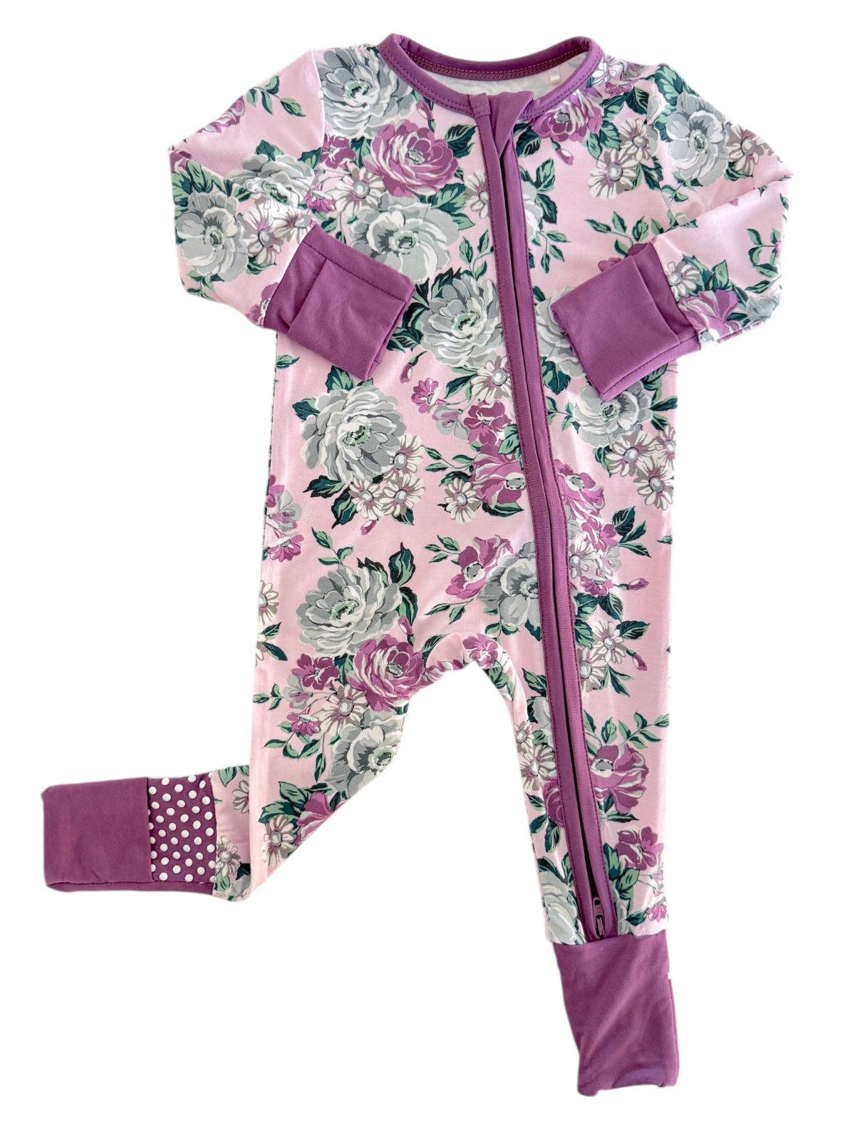 2-Way Zip Romper, Blissful Blossoms: 18 - 24 mo. - Image 3