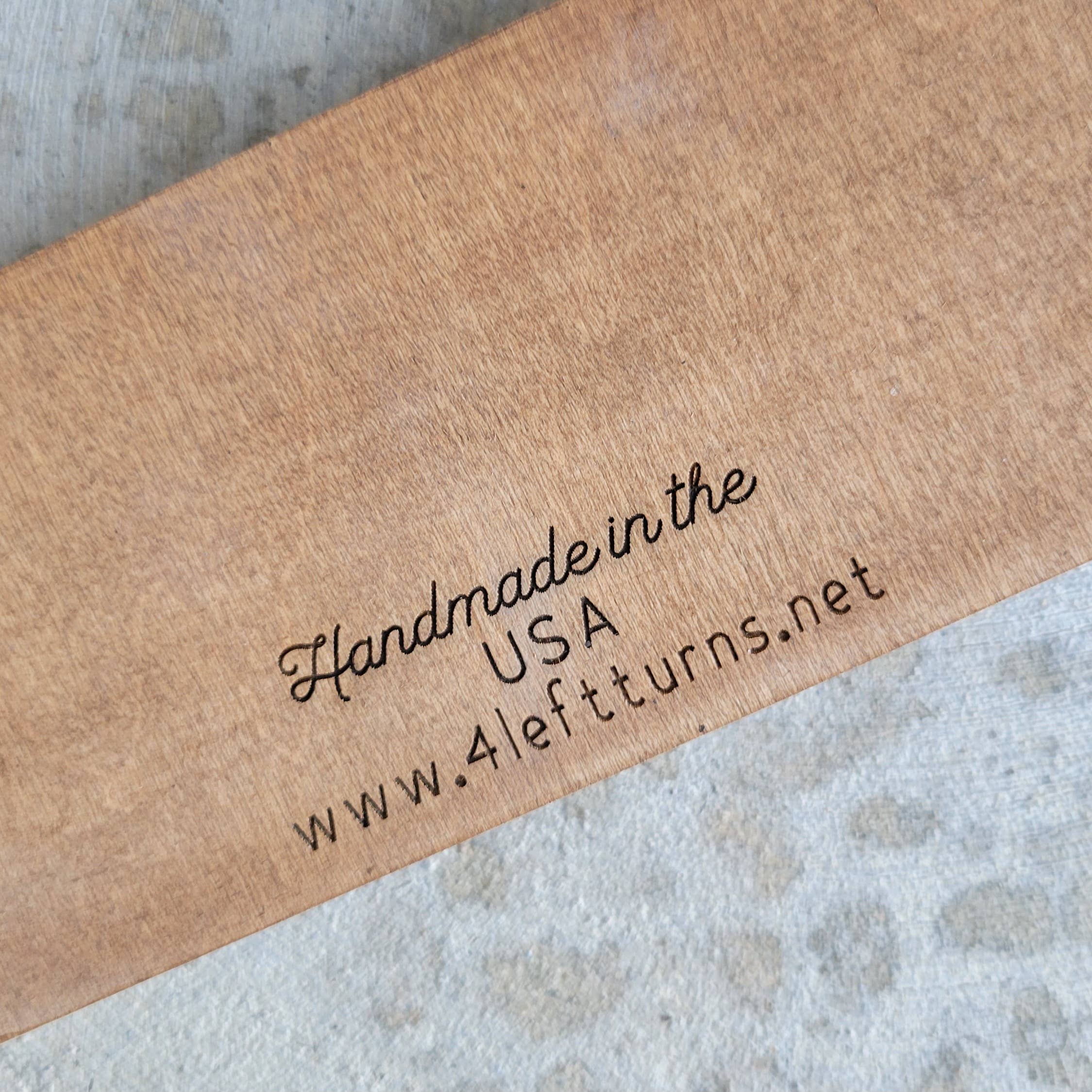 American Race Fan Stacked Layer Wood Sign - Image 3