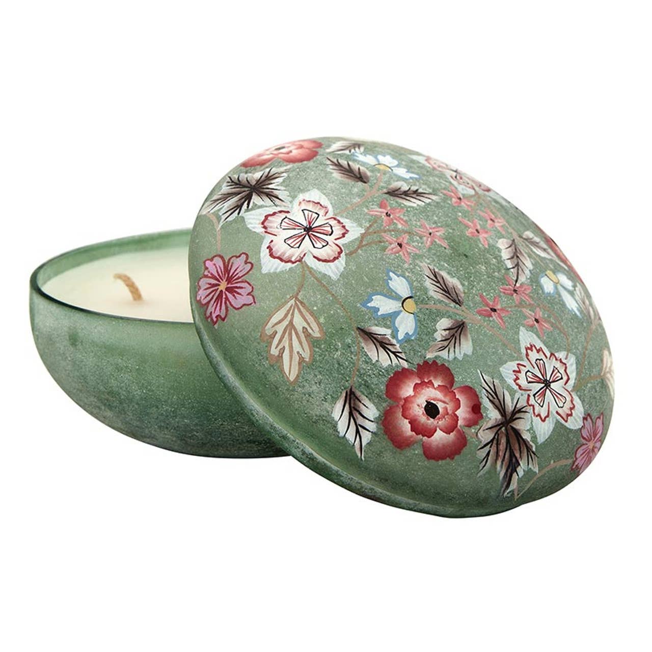 Hand Painted Botanical Jar Candle - Image 2