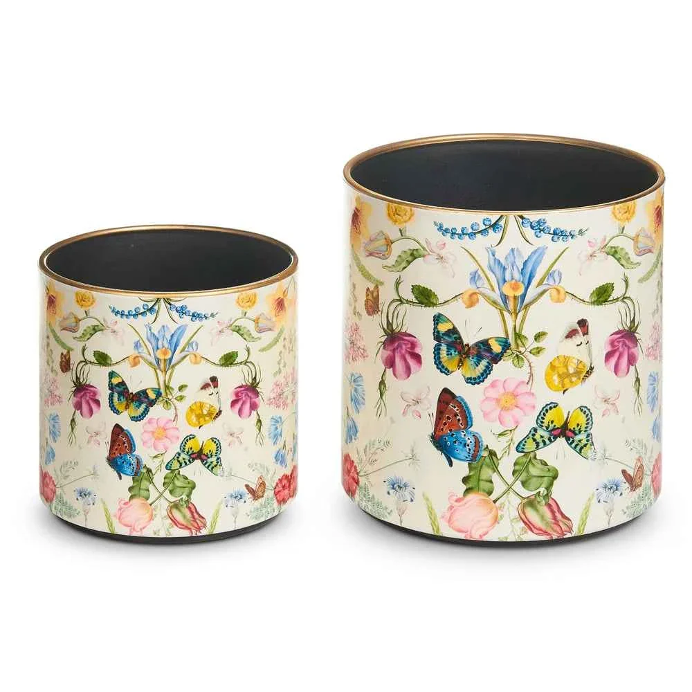 6.5" Botanical Flight Containers Set of 2