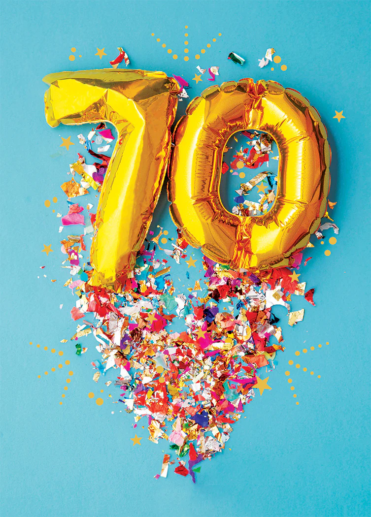 Look Who Is 70 Greeting Card