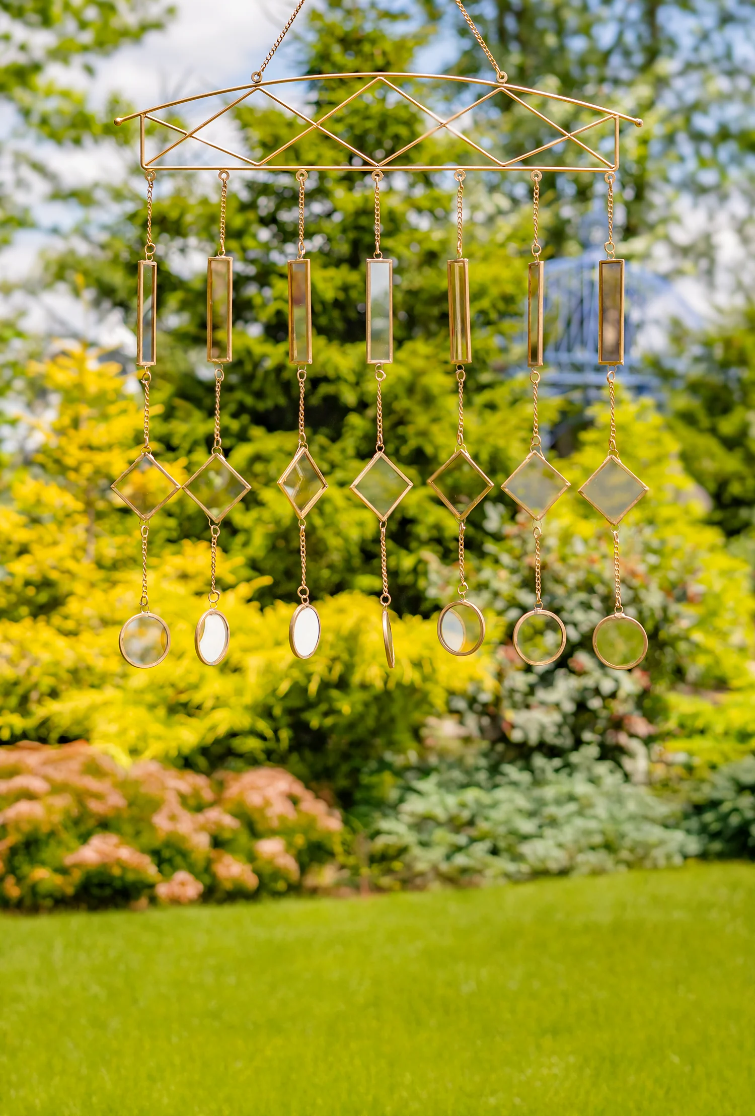 Assorted Gold Metal Curtain Wind Chimes -Sold Separately - Image 5
