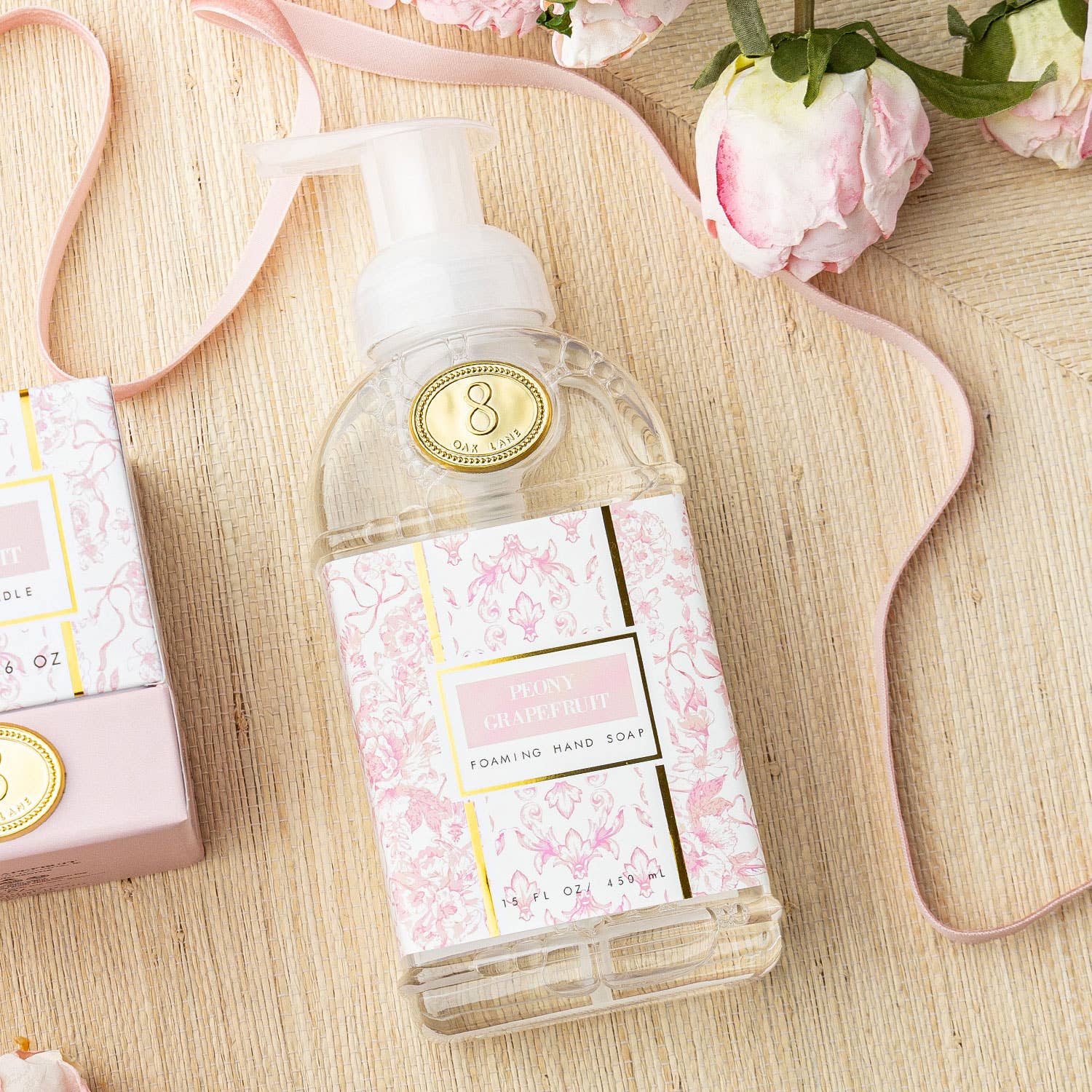 8 Oak Lane - Peony Grapefruit 15oz Foaming Hand Soap - Image 2