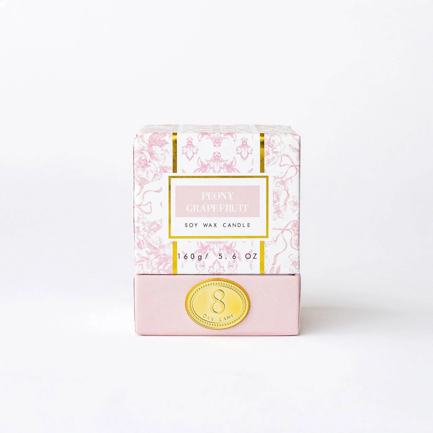 8 Oak Lane - Peony Grapefruit 5.6oz Soy Wax Candle - Image 3