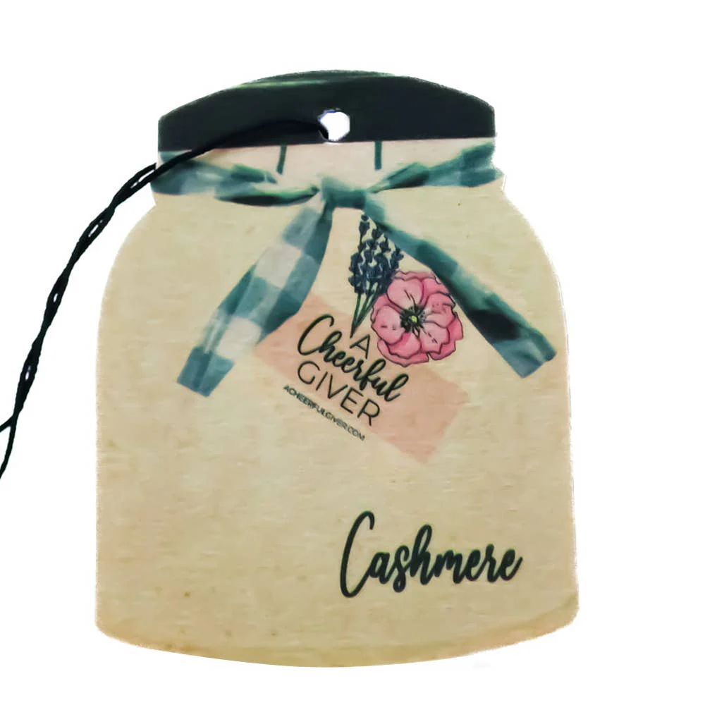 A Cheerful Giver - Car Air Freshener (16/box) - Cashmere - Image 2