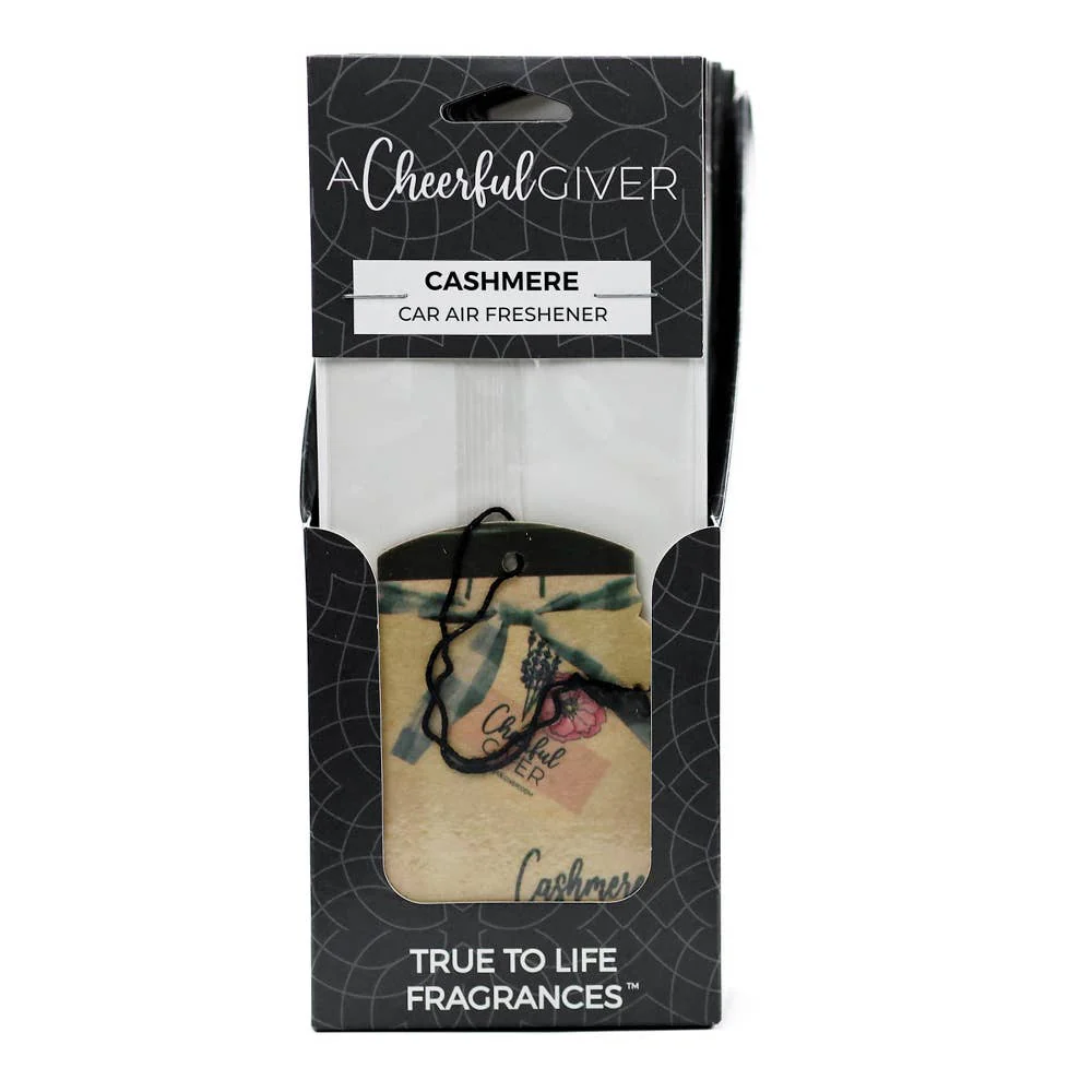 A Cheerful Giver - Car Air Freshener (16/box) - Cashmere - Image 3