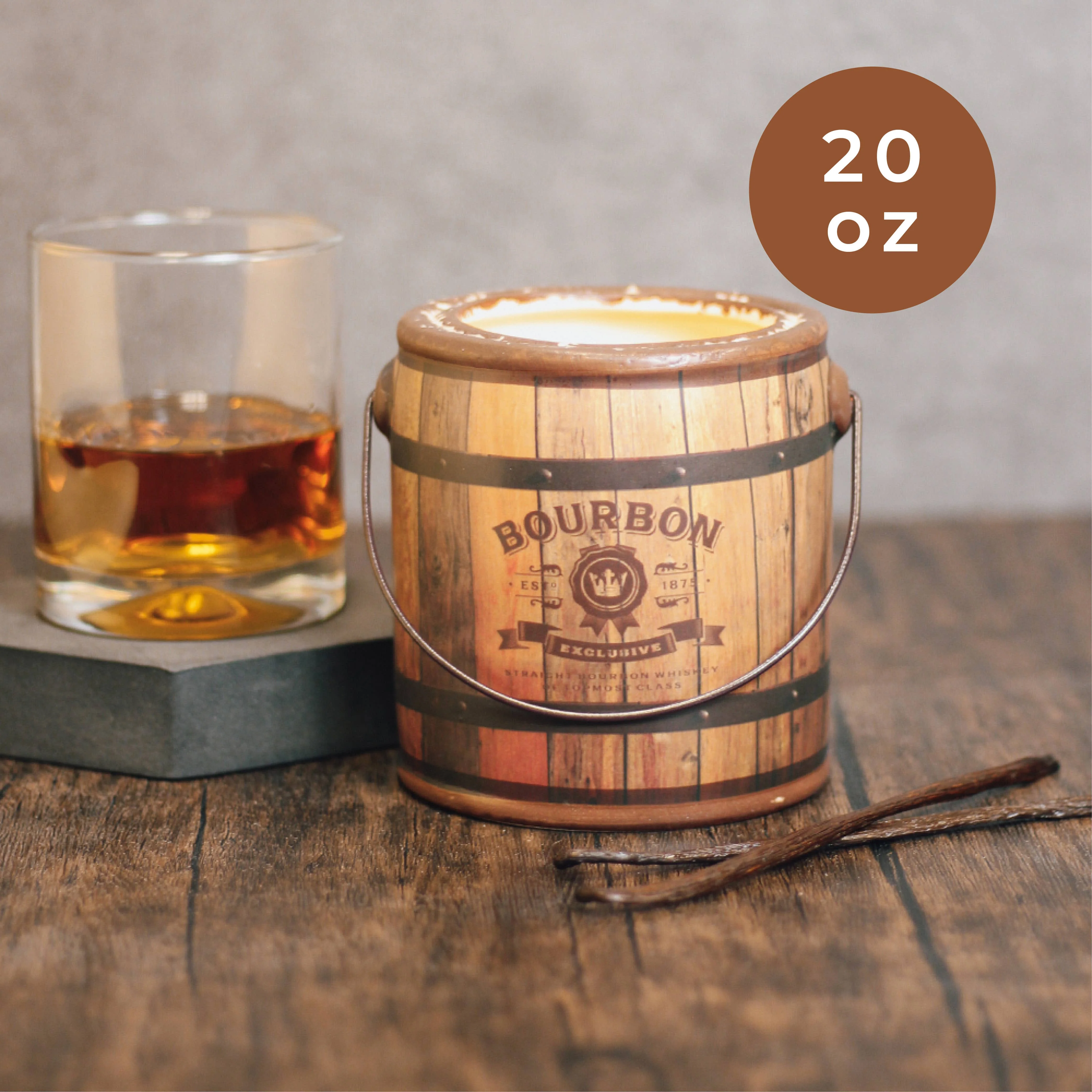 A Cheerful Giver - Farm Fresh Candle (20oz.) – Vanilla Bourbon - Image 2