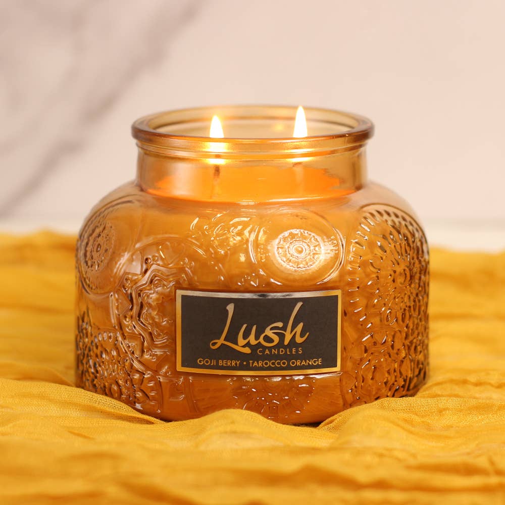 A Cheerful Giver - Lush Candle (20oz.) – Goji Berry Tarocco Orange - Image 4