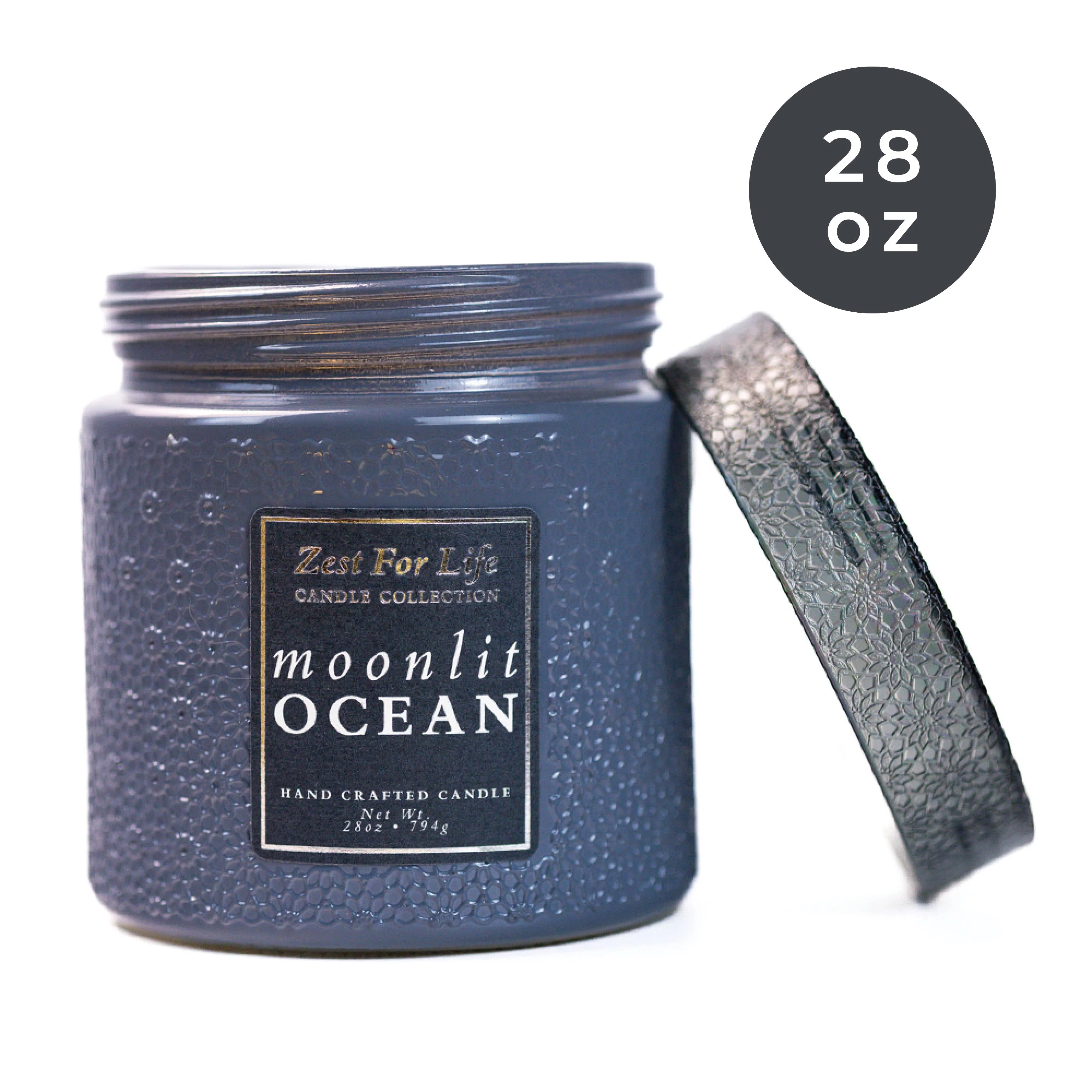 A Cheerful Giver - Zest For Life Candle (28oz.) - Moonlit Ocean - Image 2