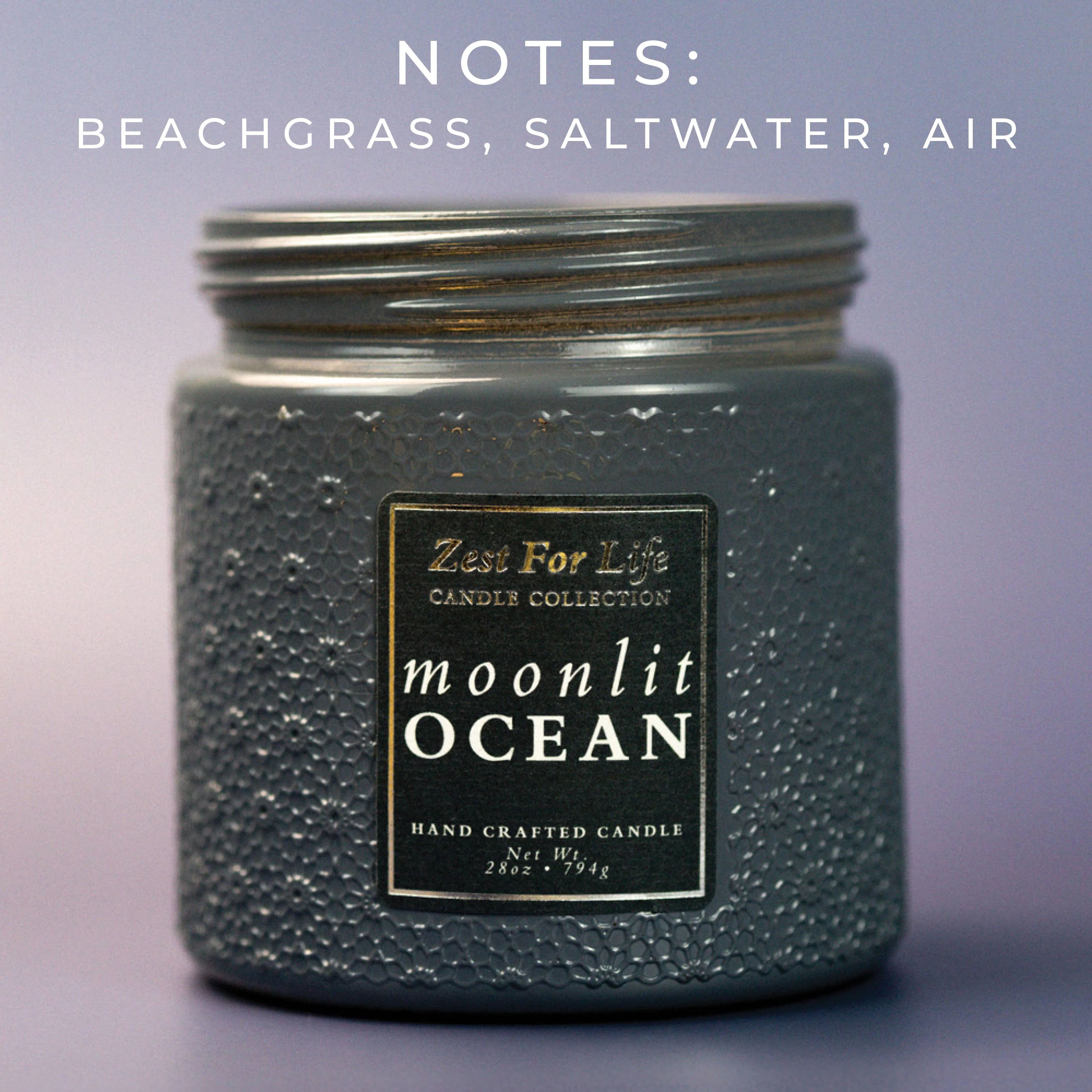 A Cheerful Giver - Zest For Life Candle (28oz.) - Moonlit Ocean - Image 3