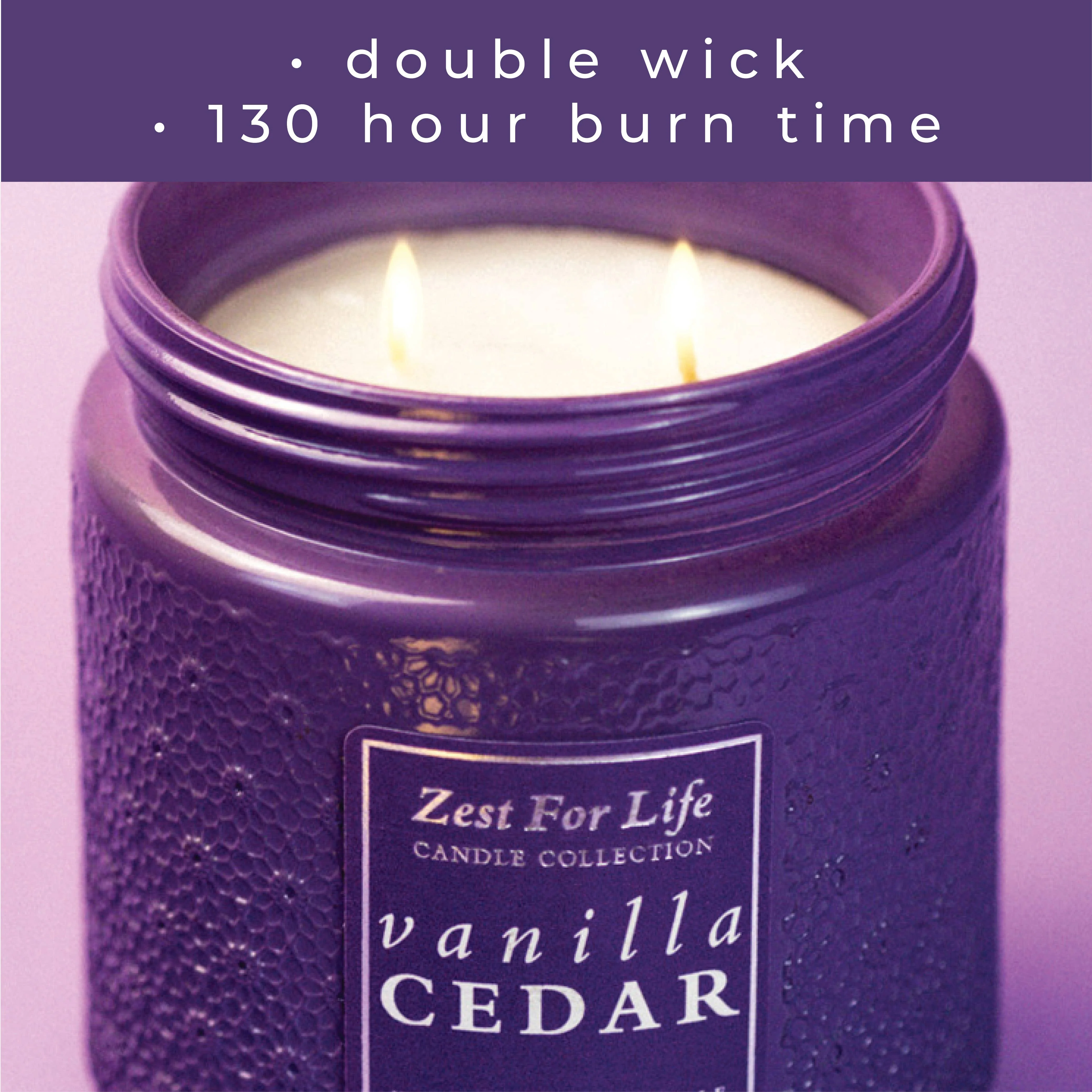 A Cheerful Giver - Zest For Life Candle (28oz.) - Vanilla Cedar - Image 4