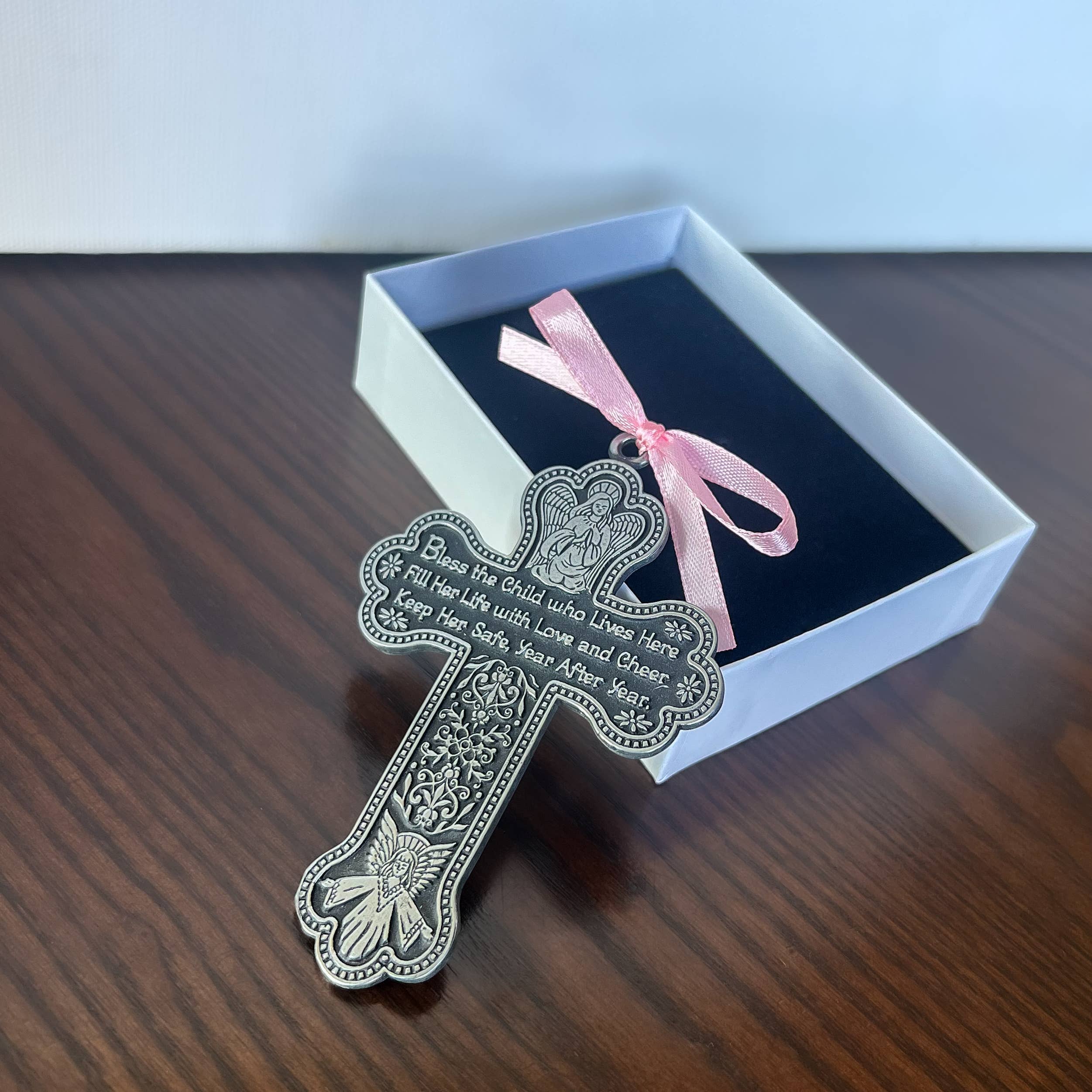 Baby Girl Crib Cross - Image 2