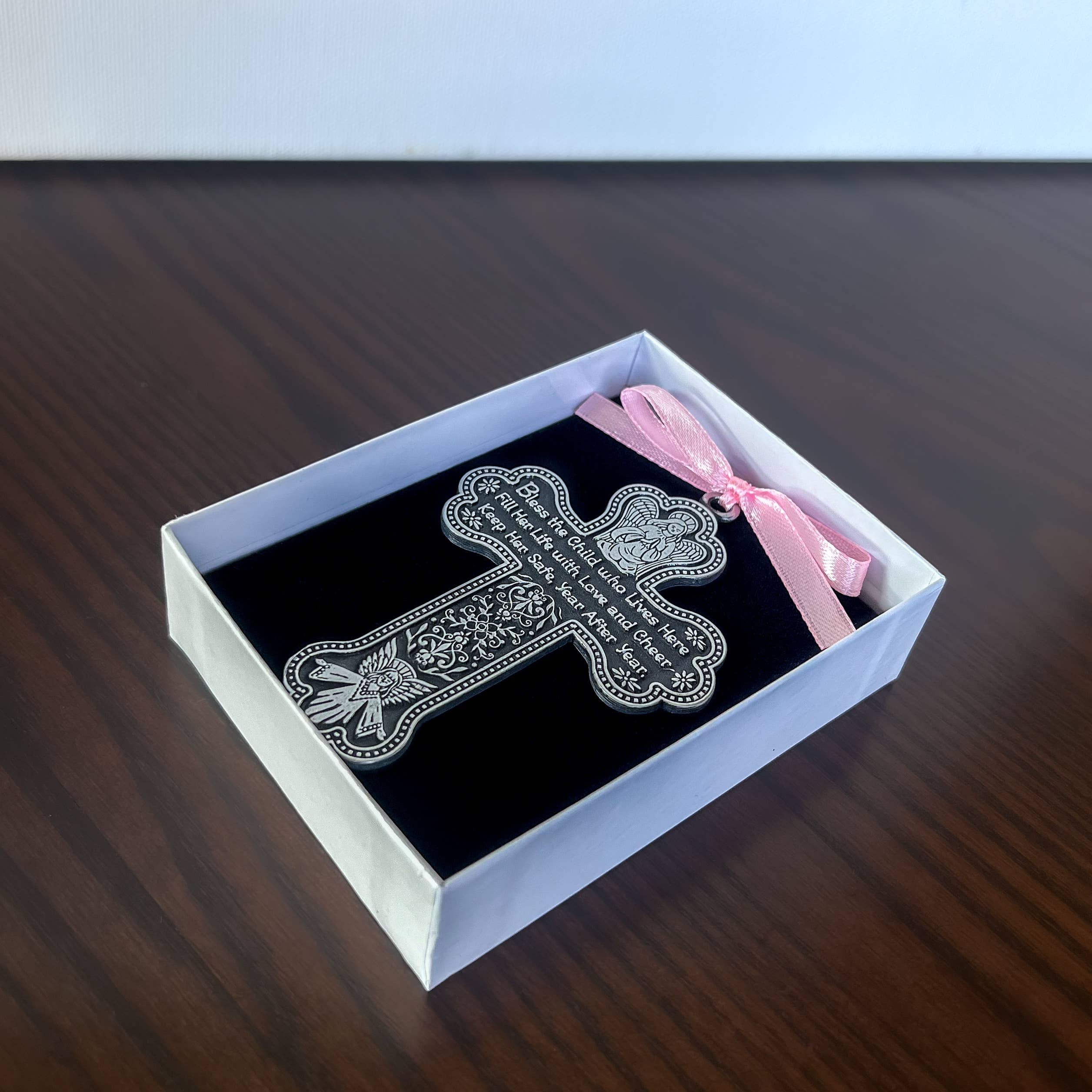 Baby Girl Crib Cross - Image 4