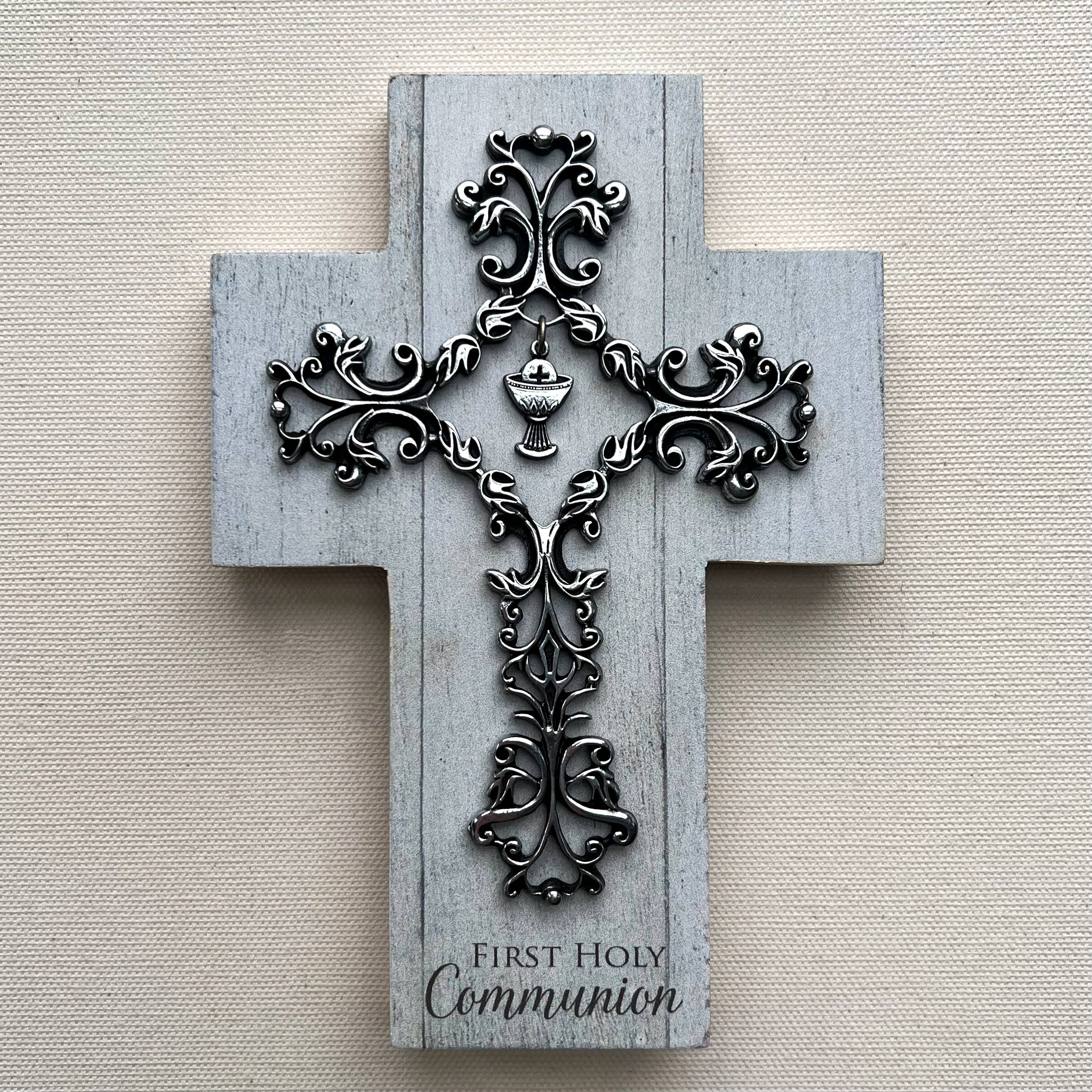 Filigree & Wood Communion Cross - Image 5