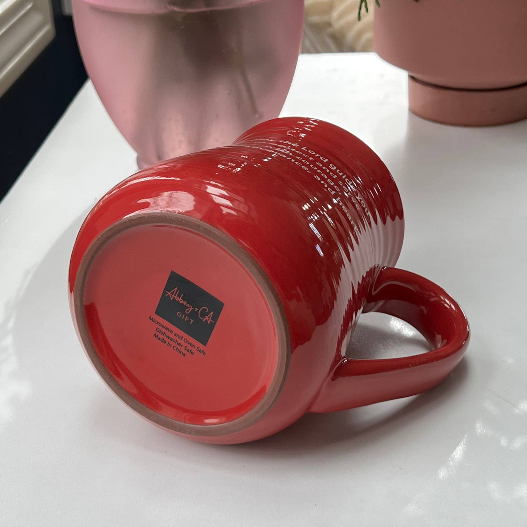 Firefighter Pottery Mug - Image 5