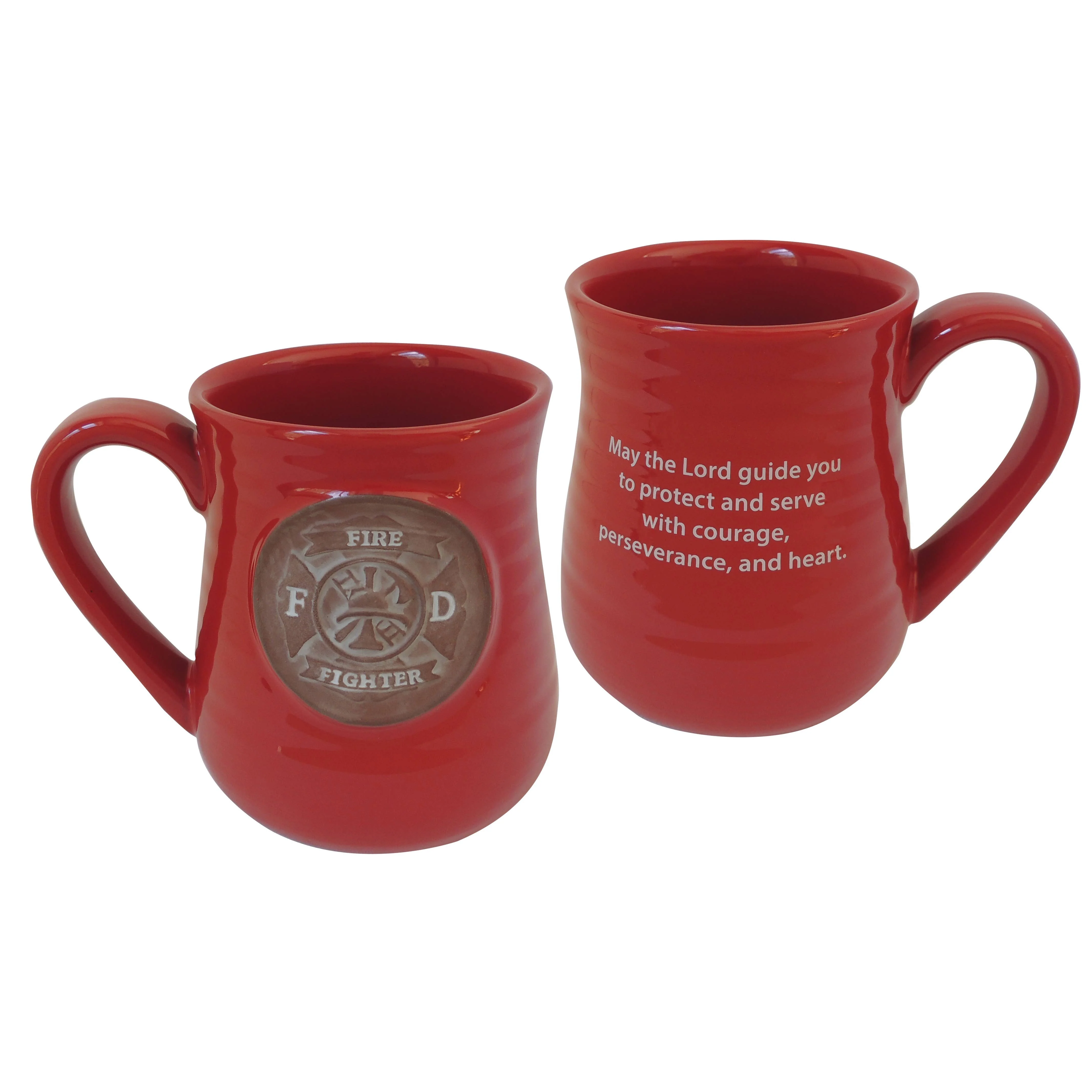 Firefighter Pottery Mug - Image 7