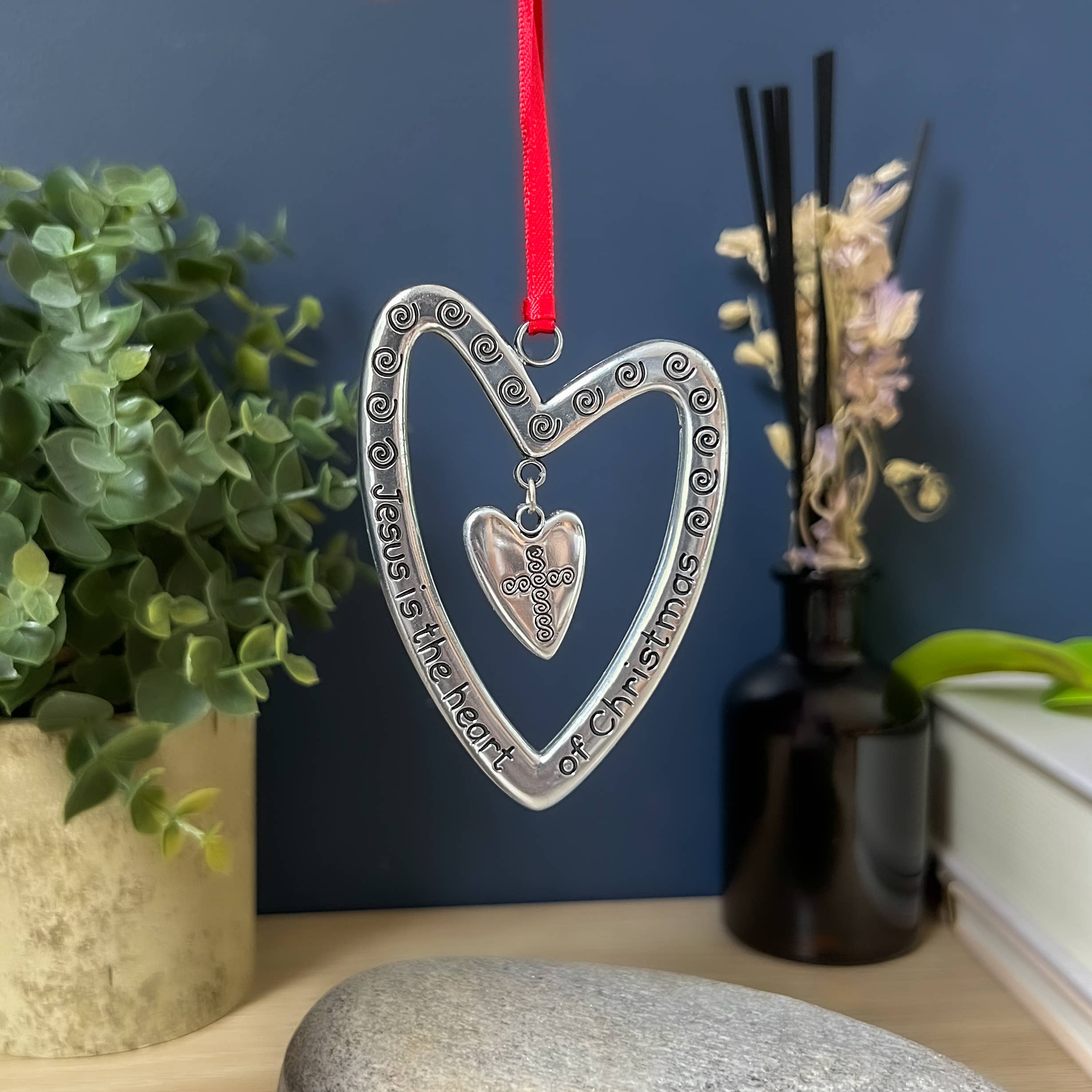 Jesus is the Heart of Christmas Ornament - Image 2