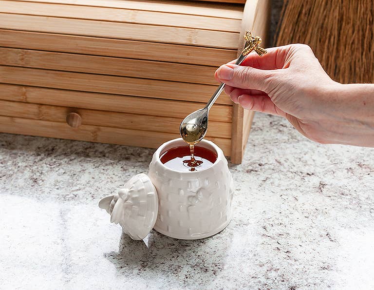 Bee Handle Small Spoon - 5"L - Image 2