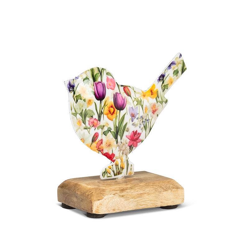 Flower Bird on Base-4"H - Image 3