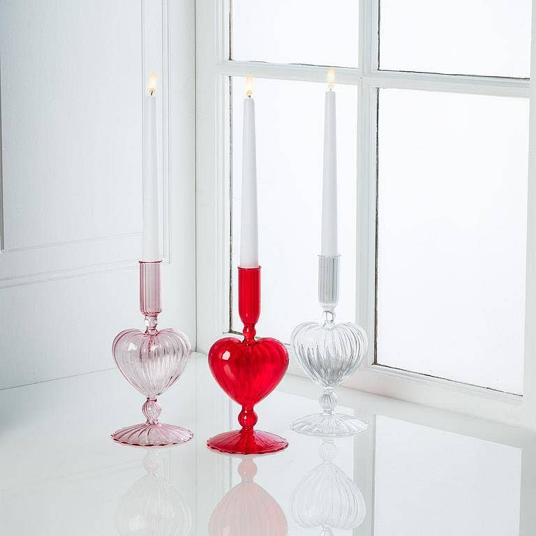 Heart Taper Holder-8"H - Image 4