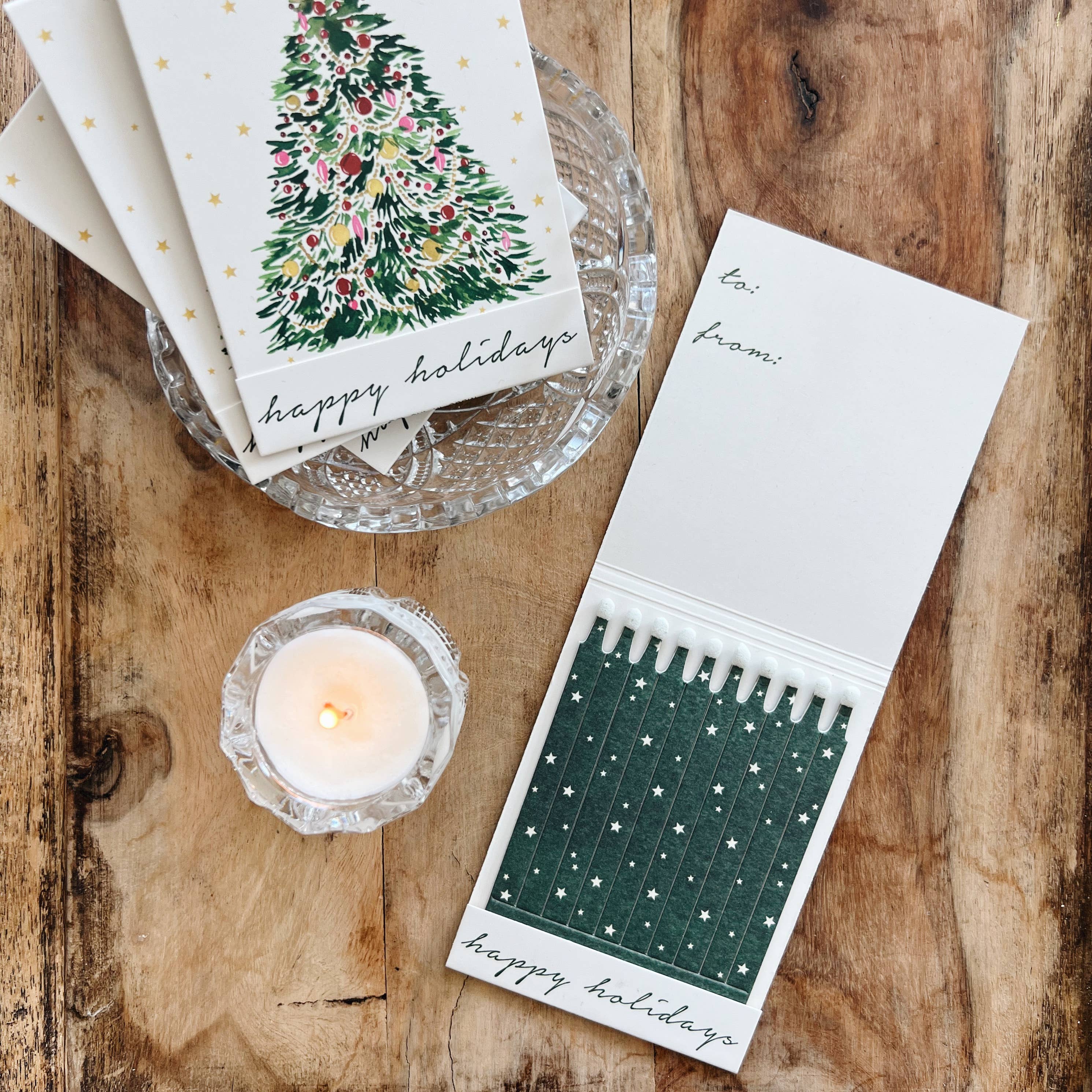 Christmas Tree Match Card® | Candle Matches - Image 2