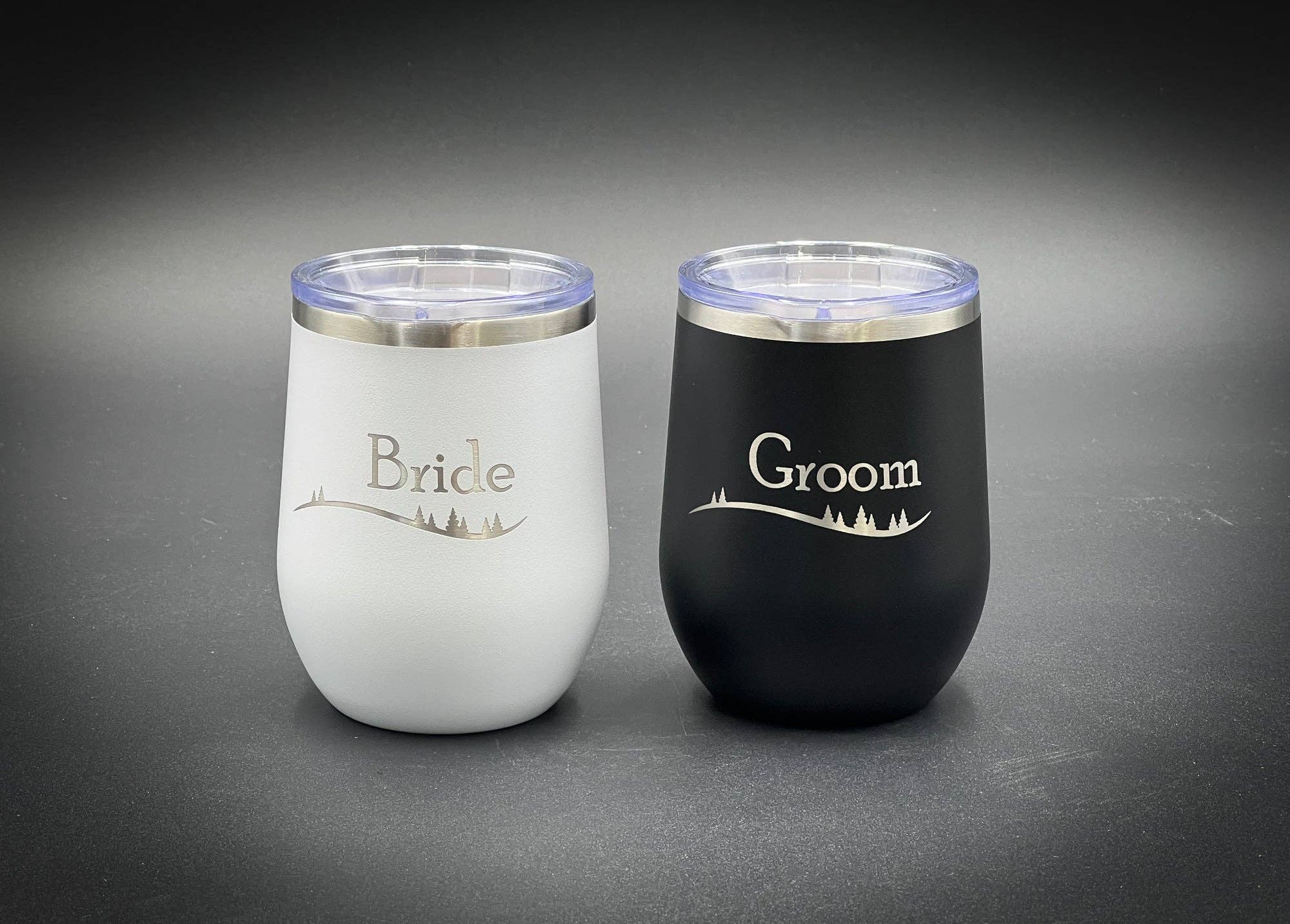 Bride and Groom *SET*- 12 oz Insulated Wine Tumble - Image 2