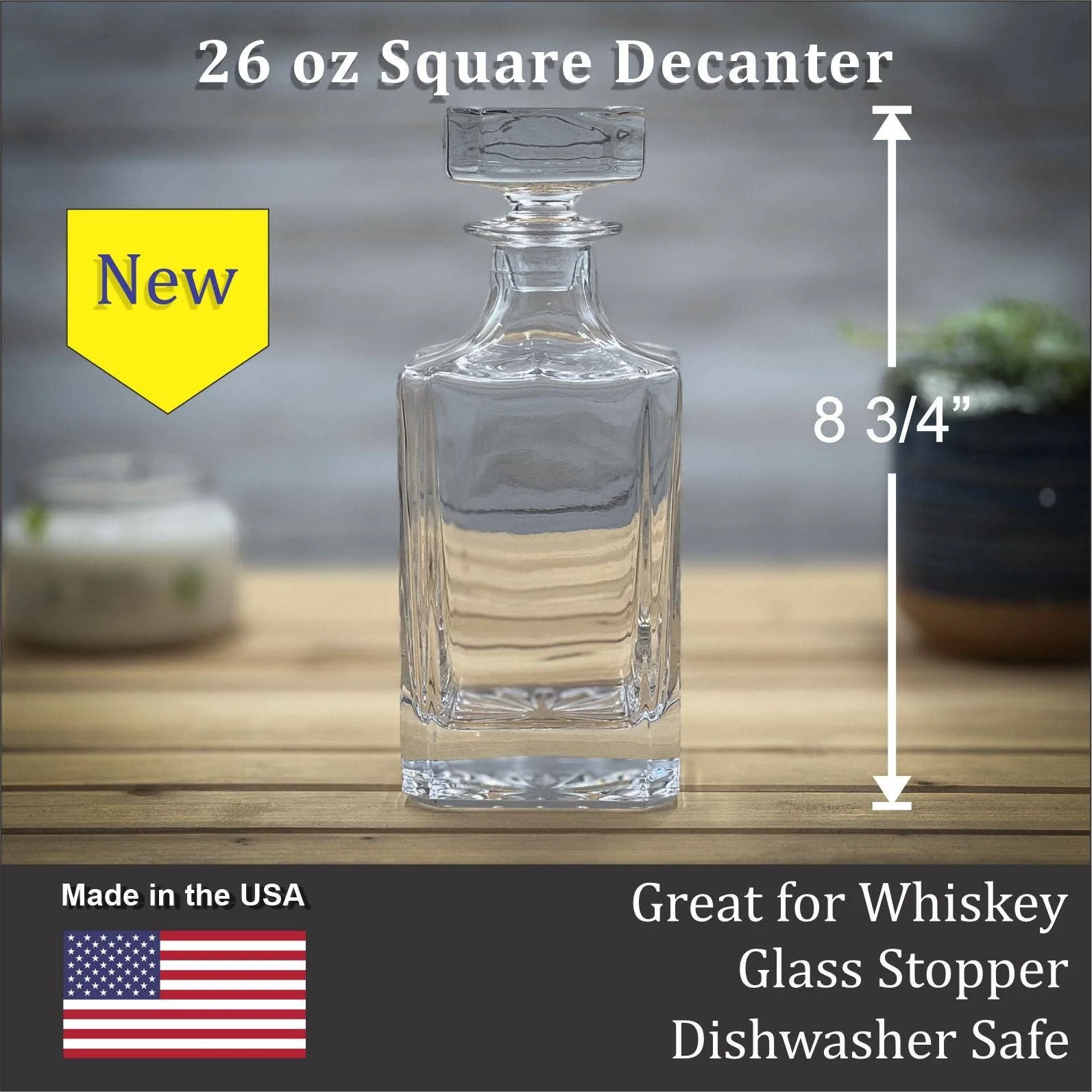 Adirondack Etching LLC - Stag - 750ml Whiskey Decanter - Image 2