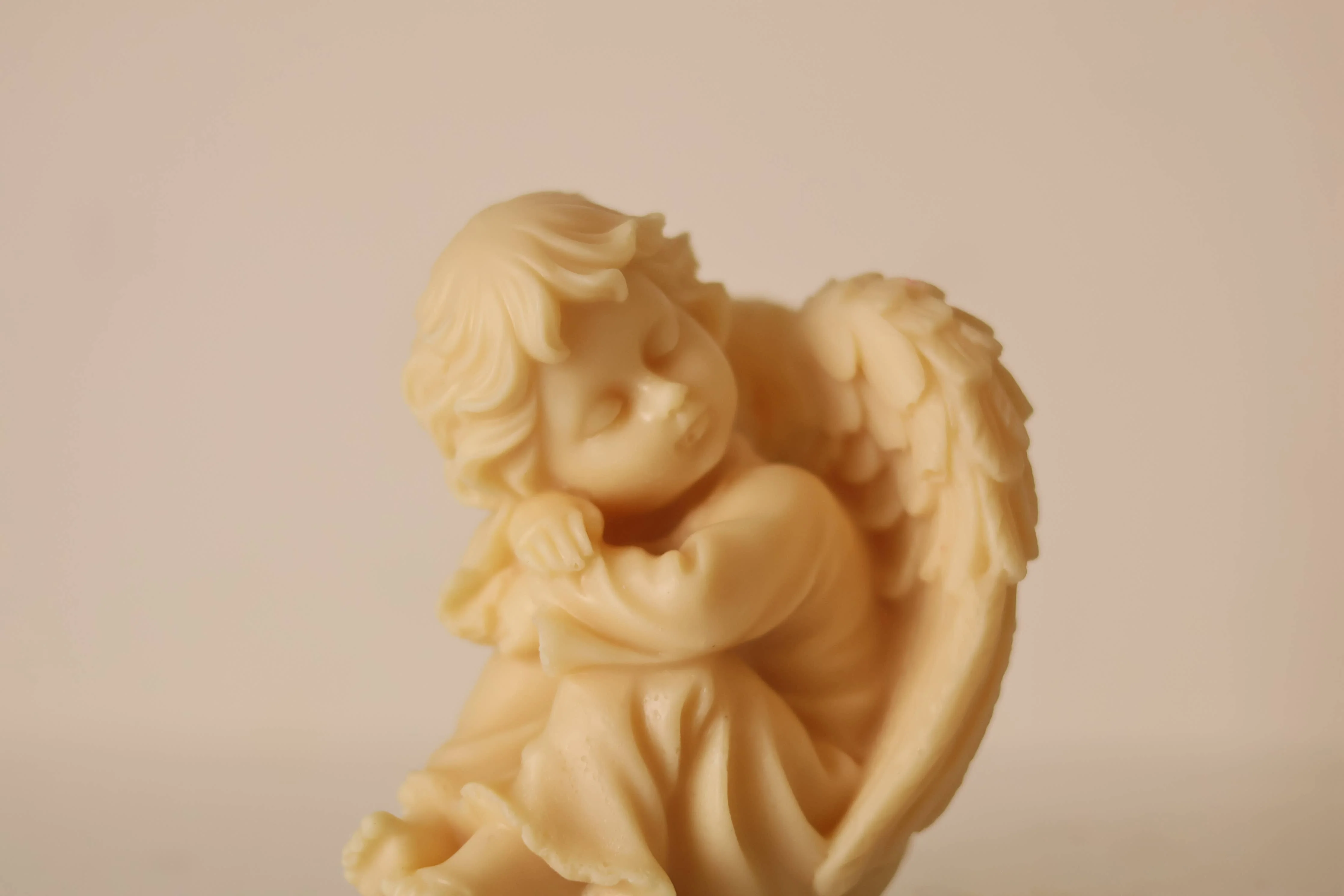 Cherub Baby Candle 4x4in - Angels - Image 9