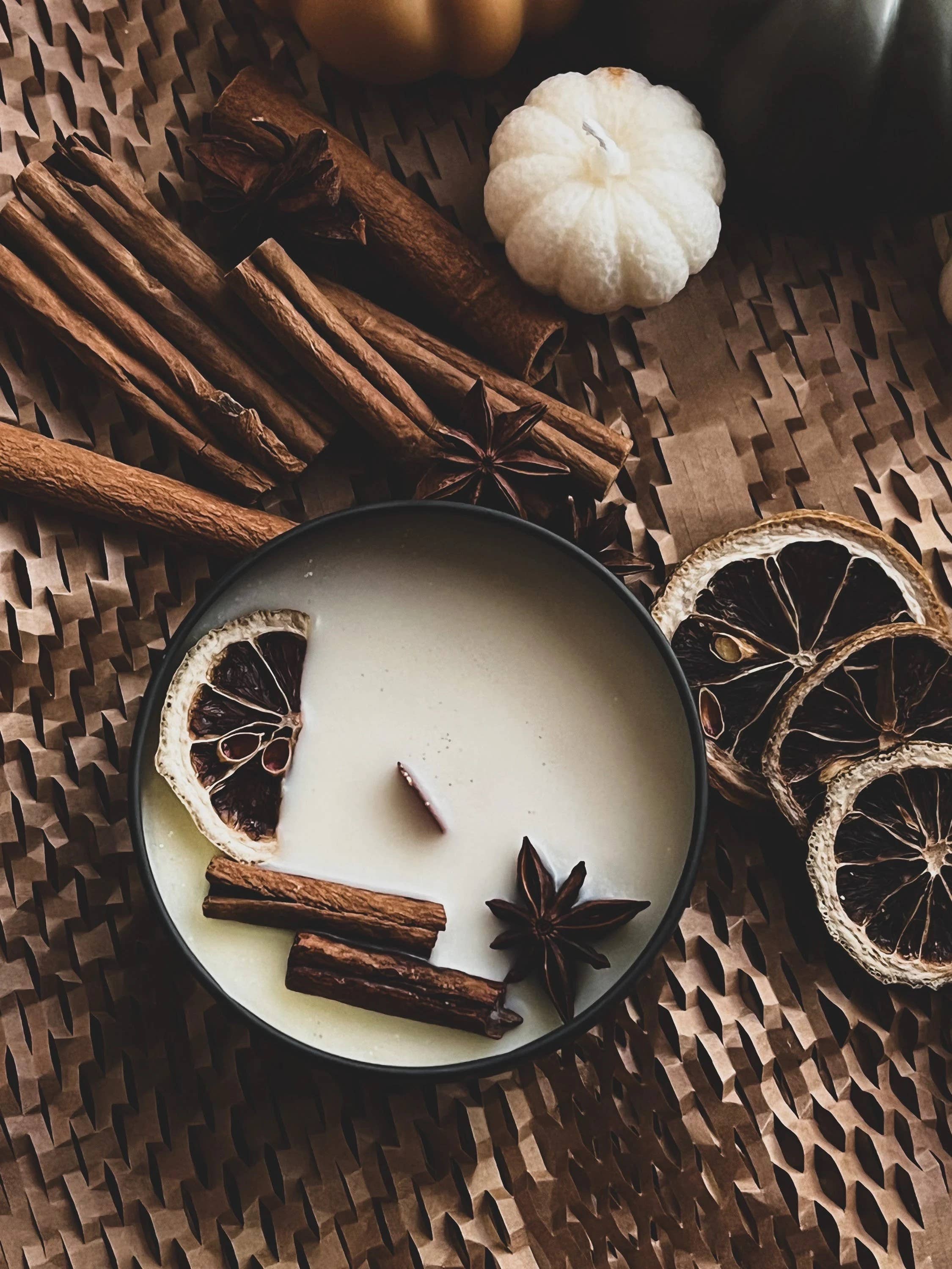 Fall Aromatherapy Candle 5 oz 1.25x1.5in - Halloween - Image 2