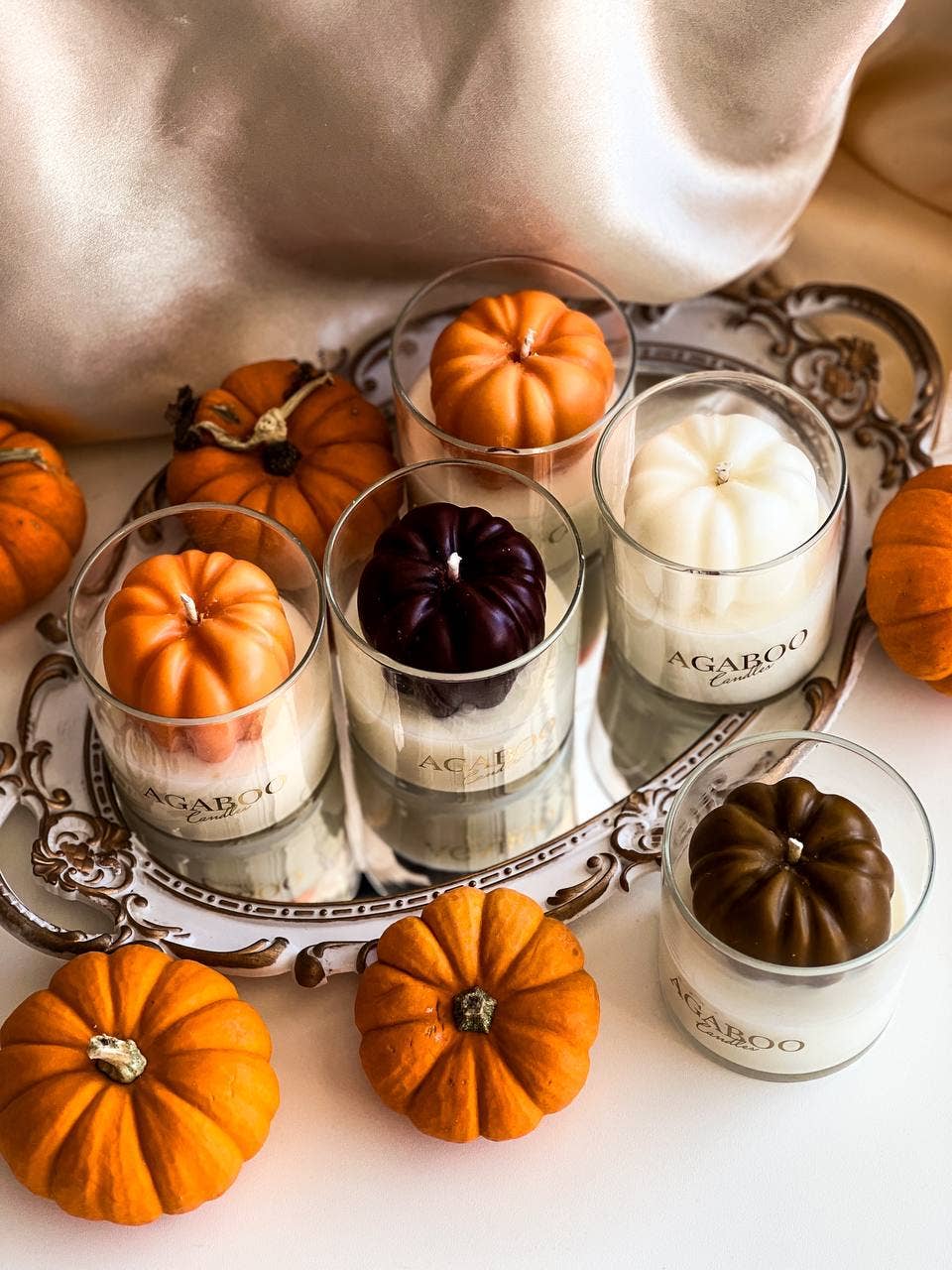 Halloween Candle 9 oz -Container Candle with Pumpkin 3.5x3in - Image 5