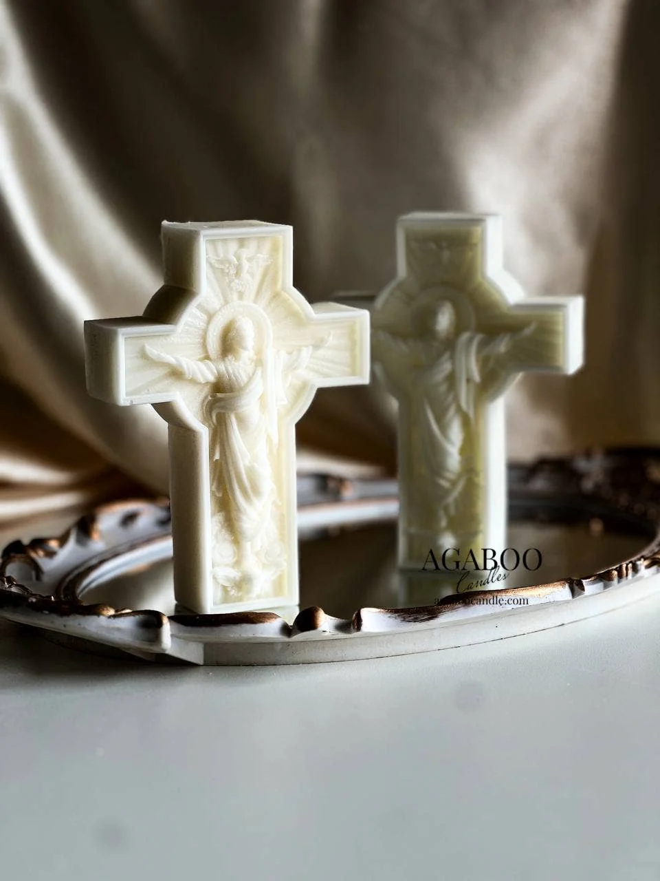 Jesus Statue Candle 5.5x4in - Religion - Image 5