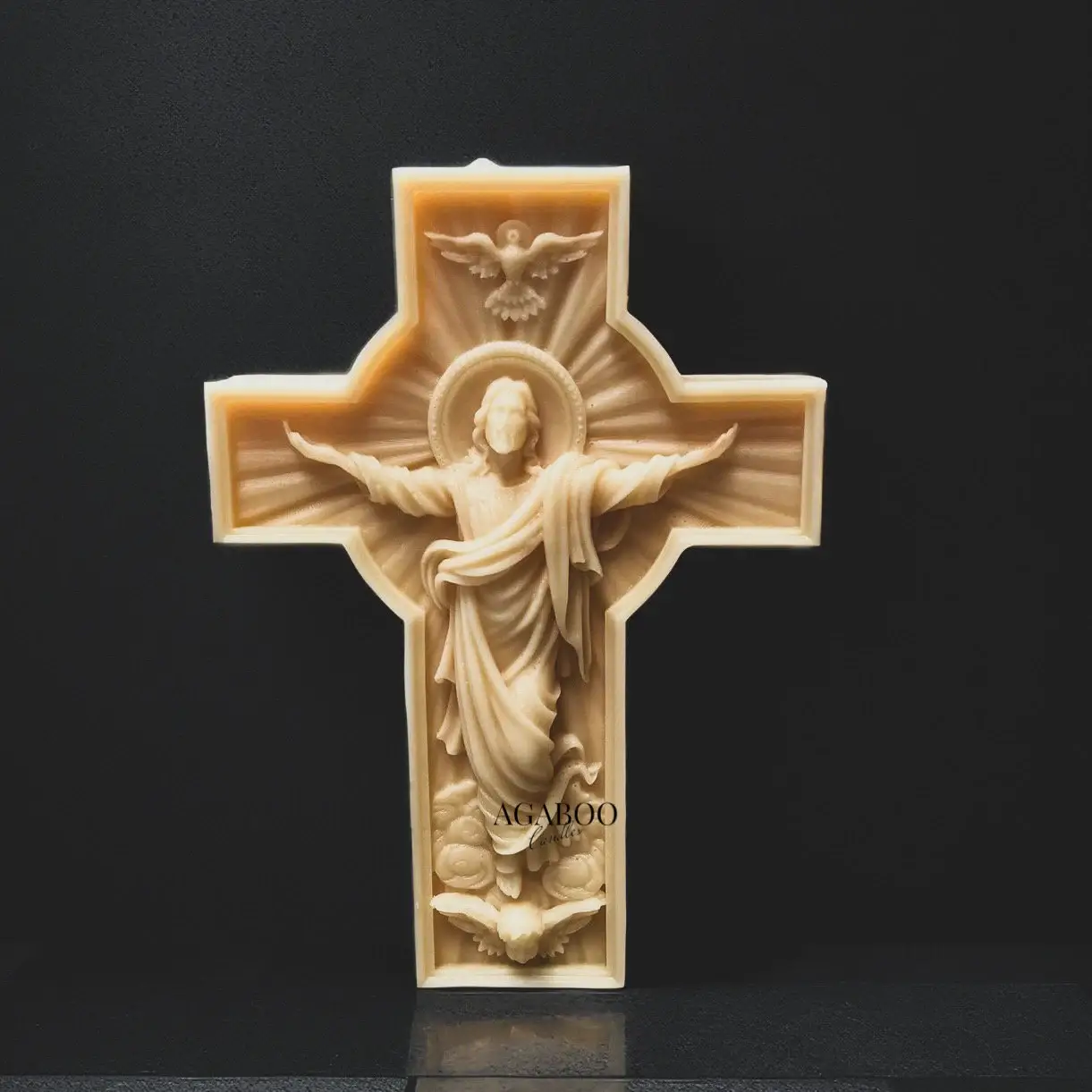 Jesus Statue Candle 5.5x4in - Religion - Image 8