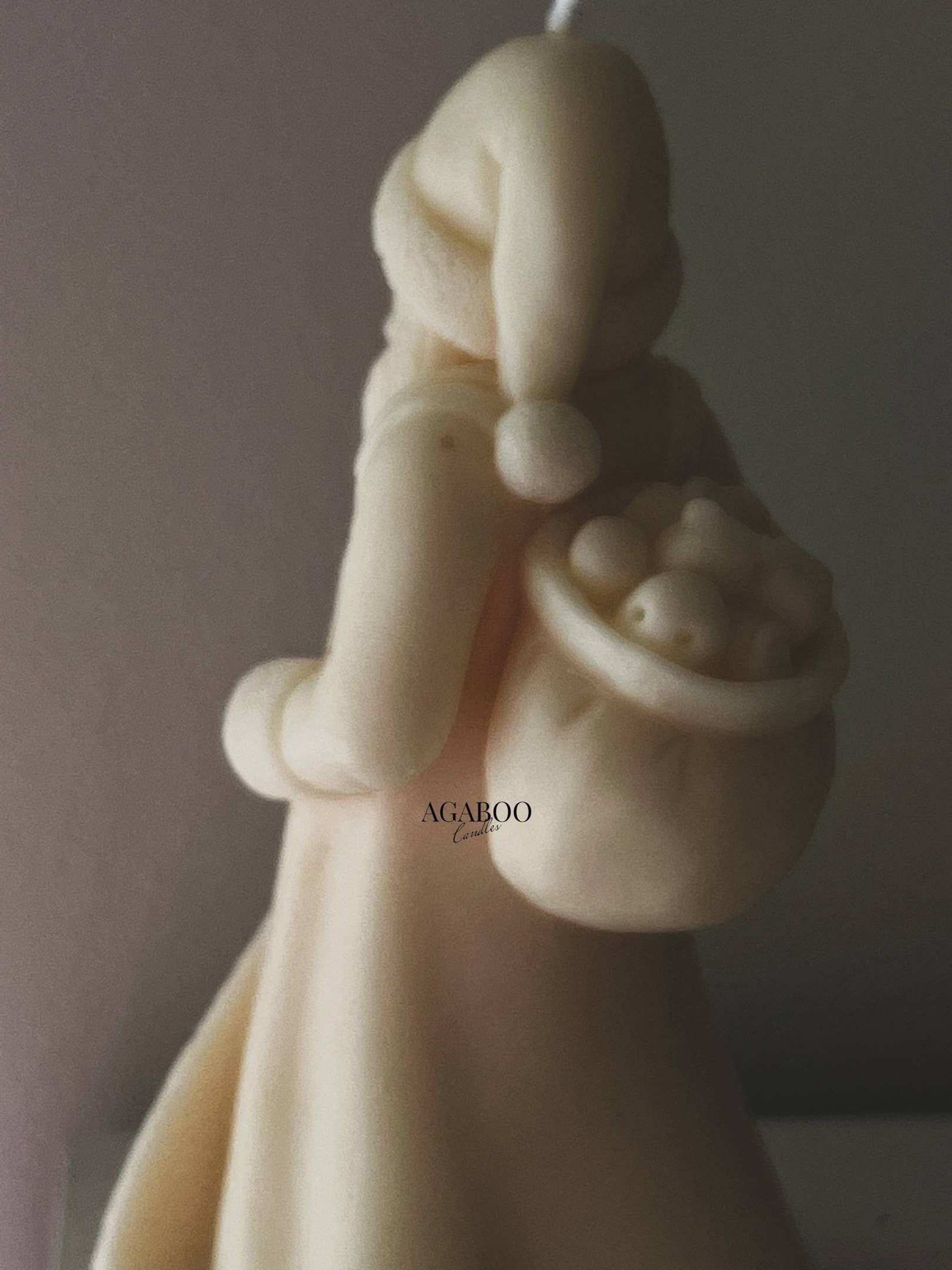 Santa Claus Candle 6.5x3.5in - Christmas - Image 10