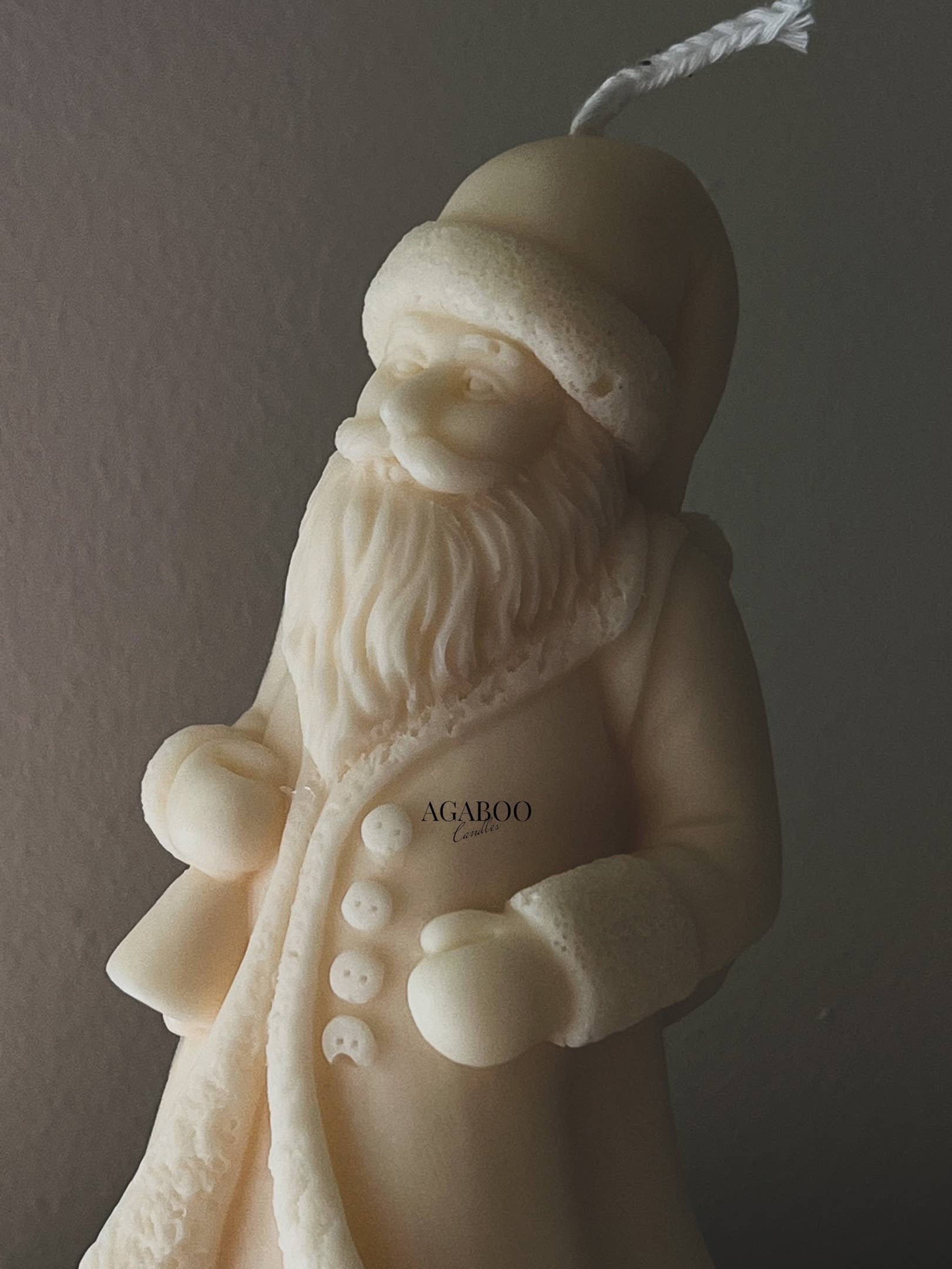 Santa Claus Candle 6.5x3.5in - Christmas - Image 7