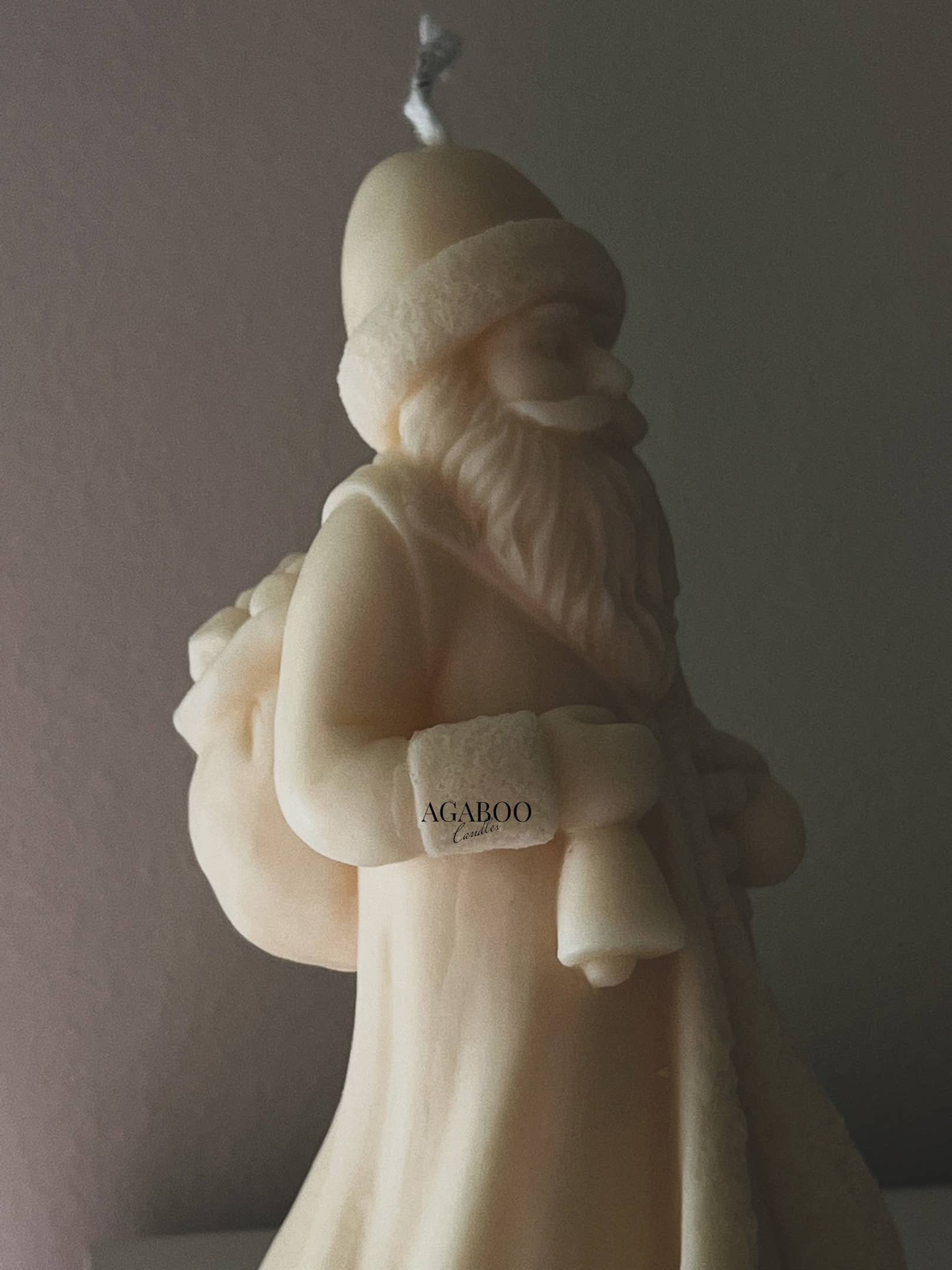Santa Claus Candle 6.5x3.5in - Christmas - Image 9