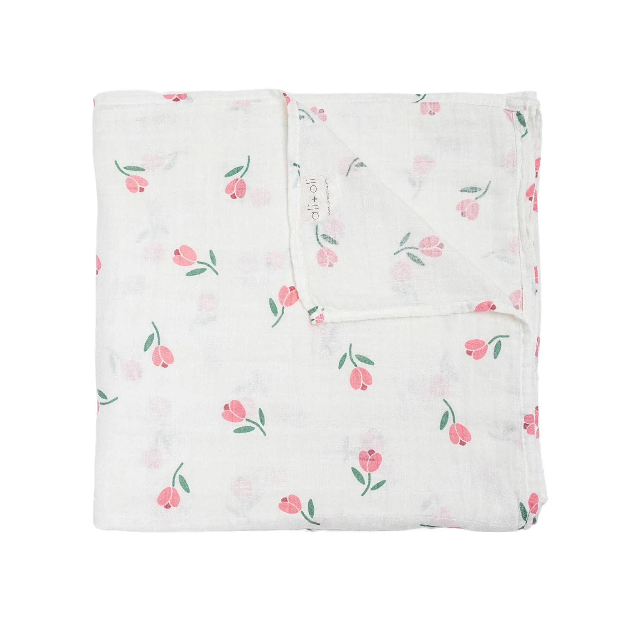 Bamboo Muslin Swaddle Blanket Tulip