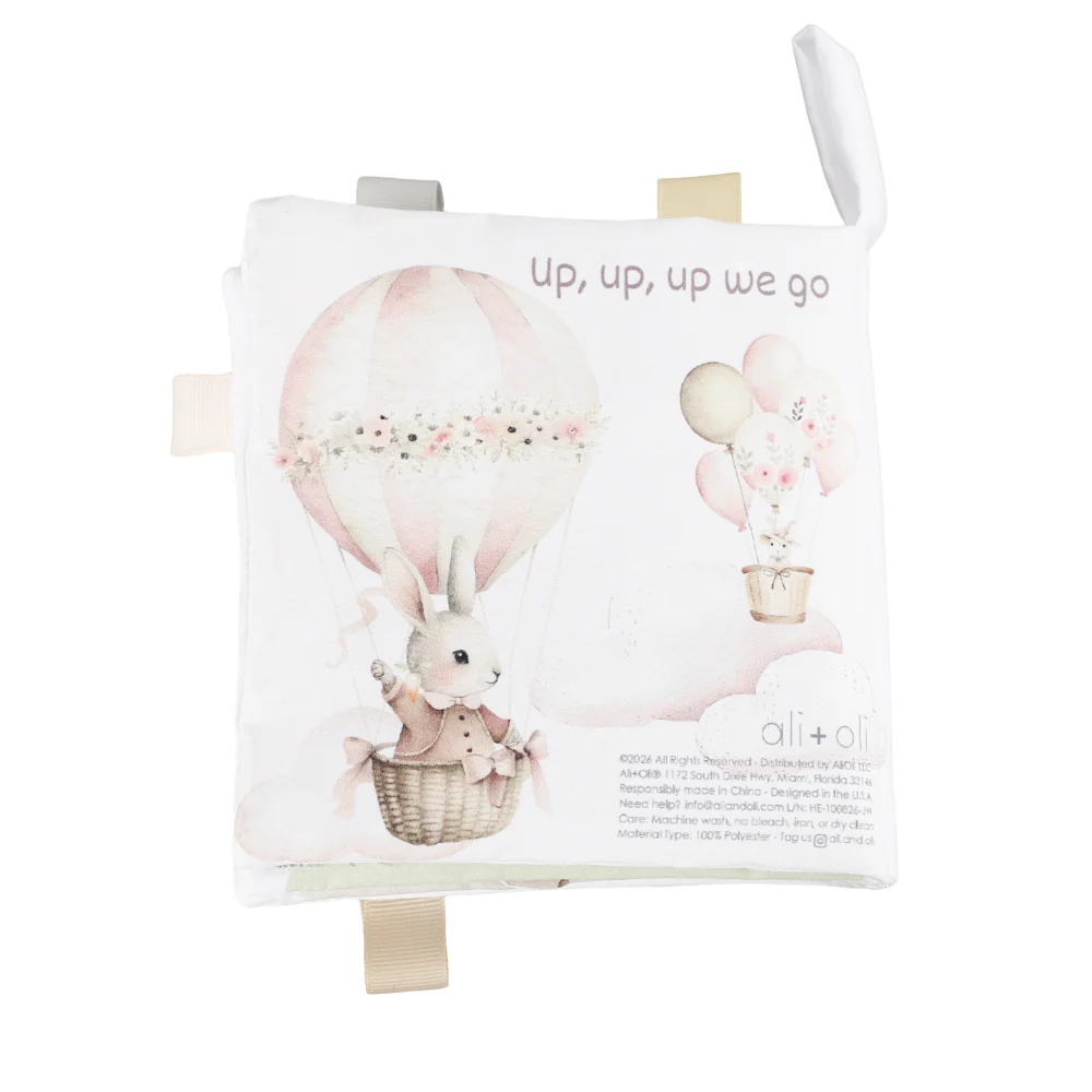 Happy Easter 10-Page Crinkle Soft Cloth Baby Book Taggies - Image 6