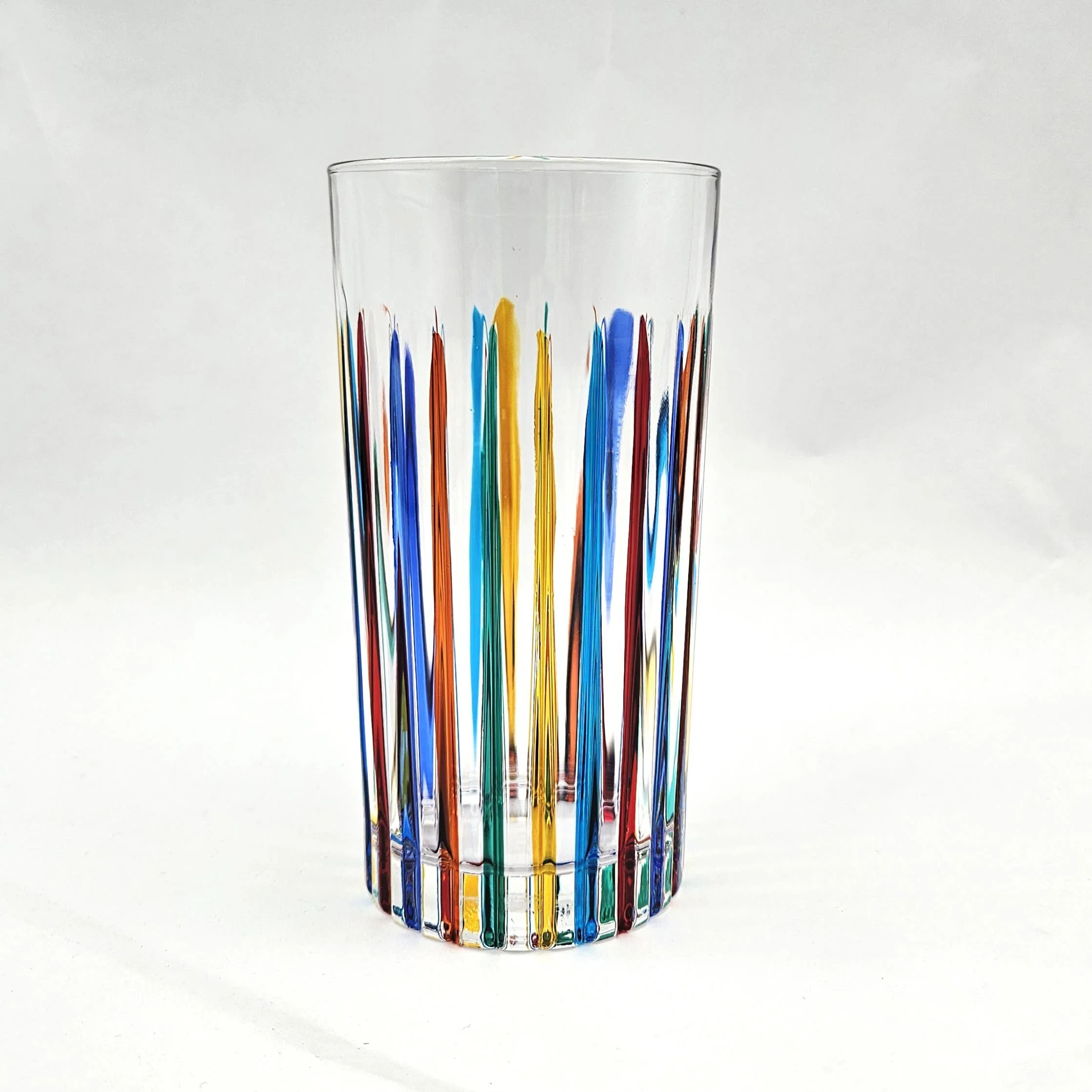 Timeless Multi High Ball Tumbler Venetian Glass