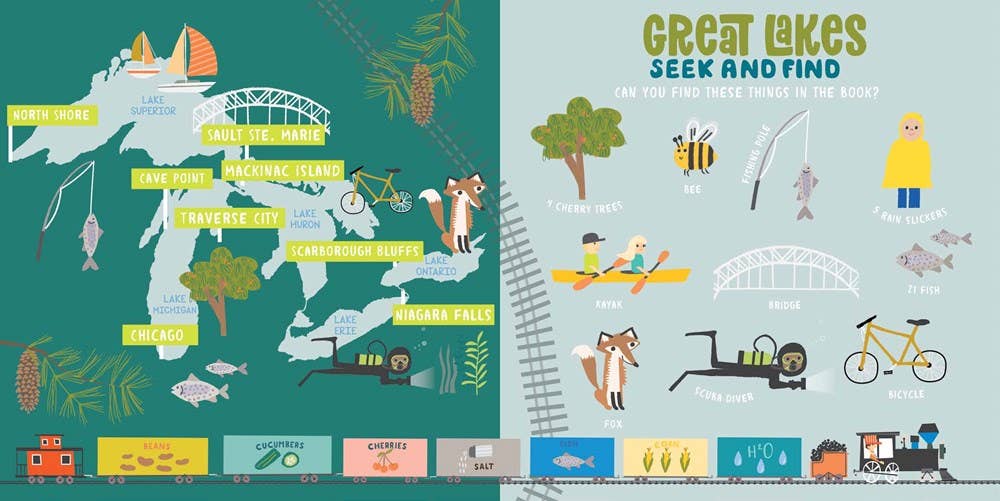 All Aboard! Great Lakes: A Seek & Find Book - Image 5