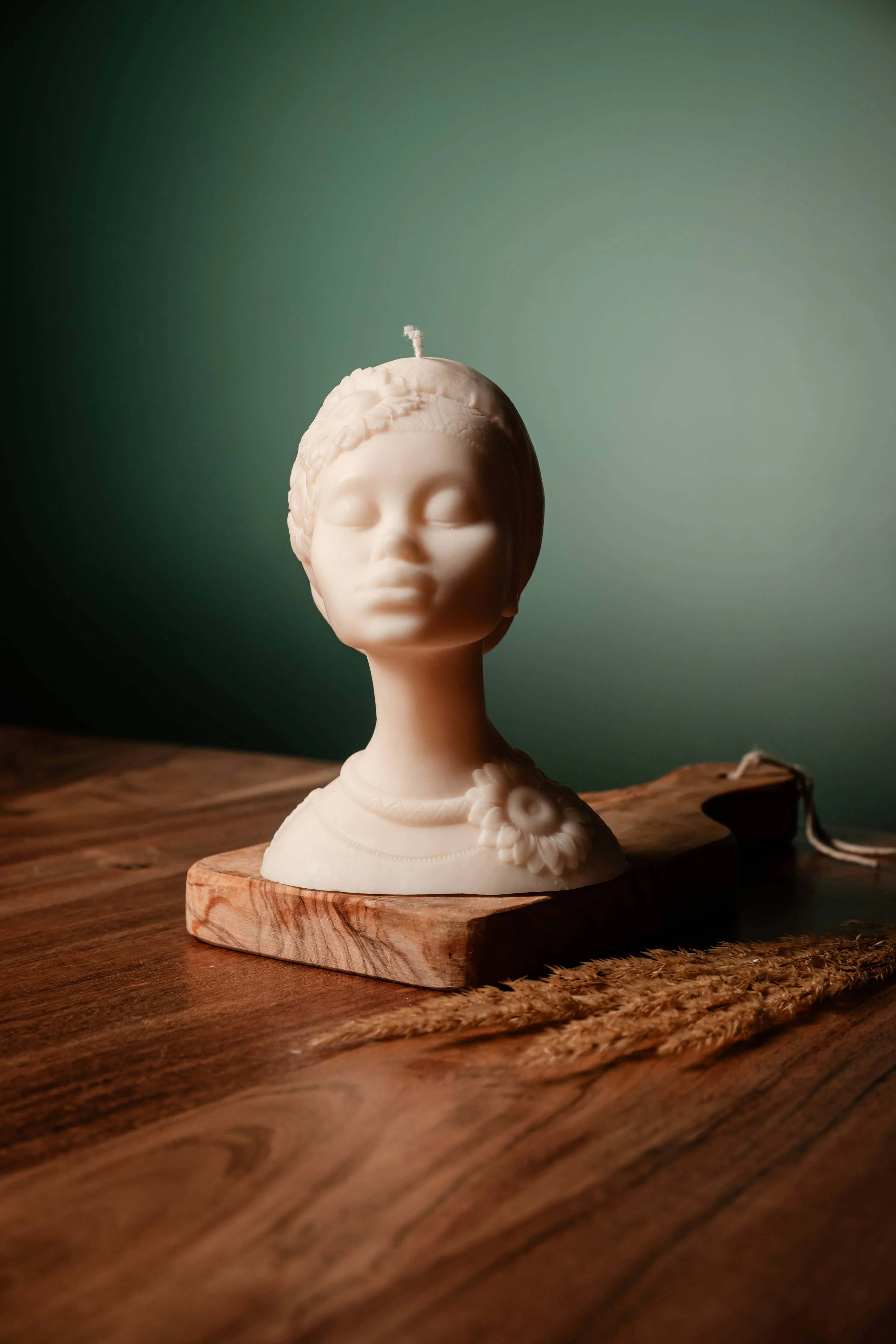 African Female Figure Candle - Image 3